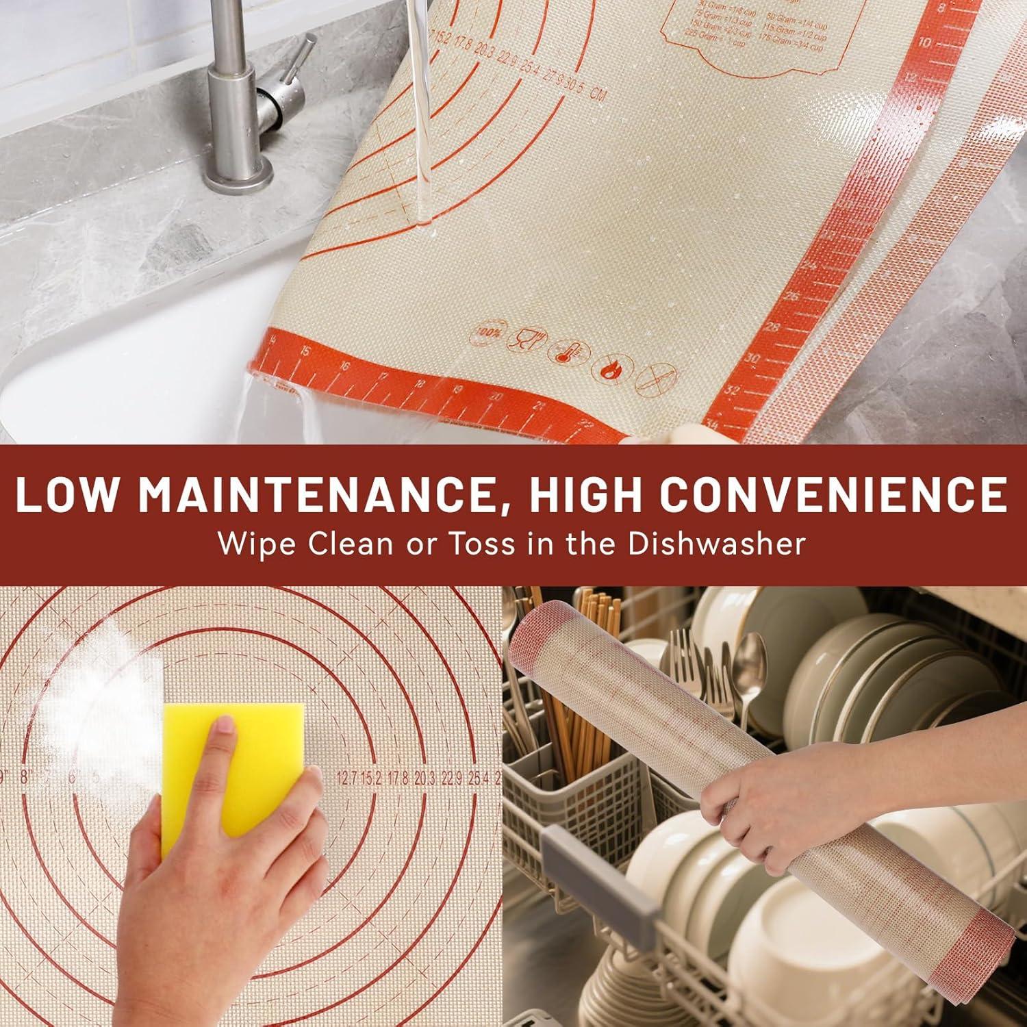 Mate de Hornear de Silicona HOTEC 66x41 cm Antideslizante