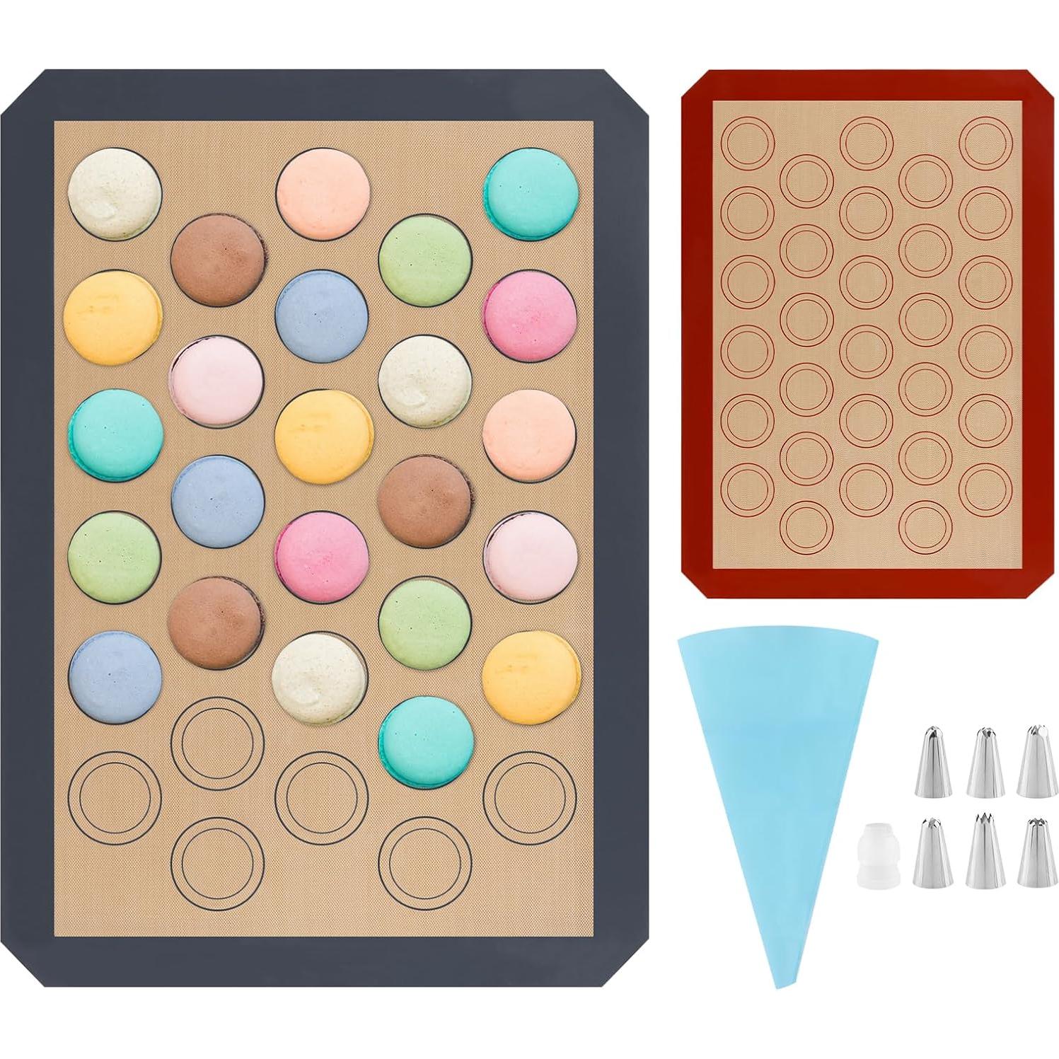 Kit de 16 Piezas Tapetes de Silicona Ranjaner 42x29.5cm