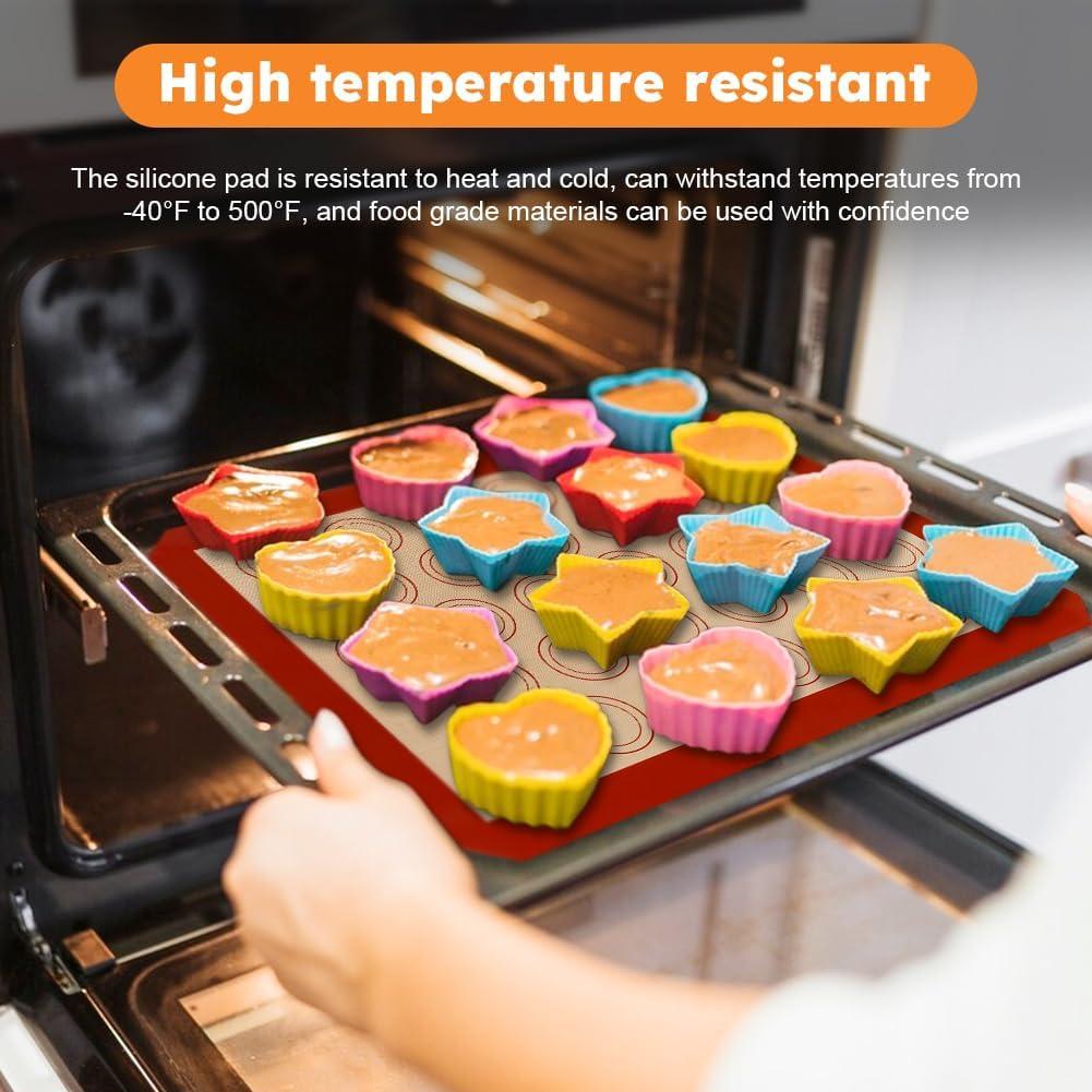 Kit de 16 Piezas Tapetes de Silicona Ranjaner 42x29.5cm