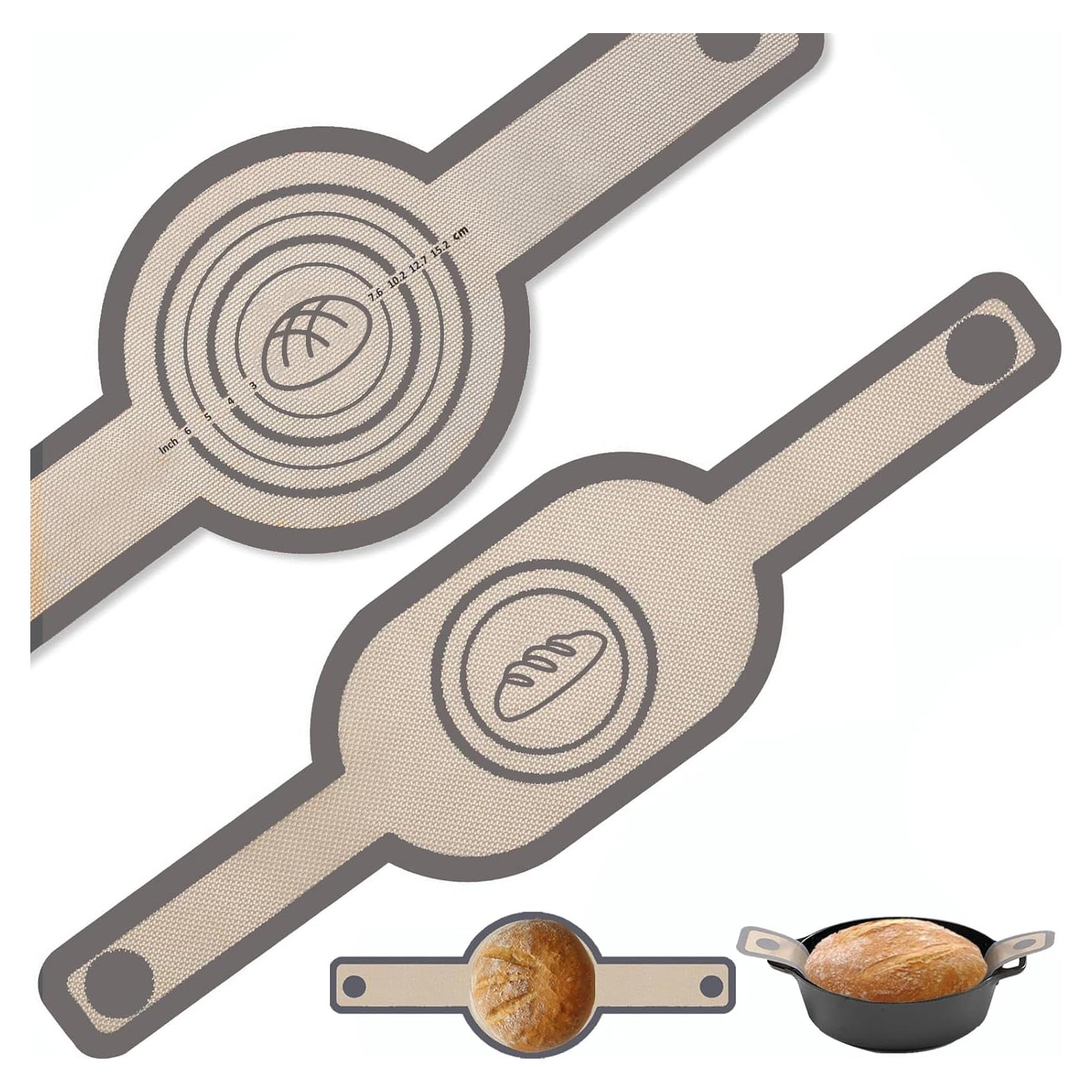 Sling de Silicona MOFWEB para Horno Holandés - 2 Piezas Ovalado y Redondo