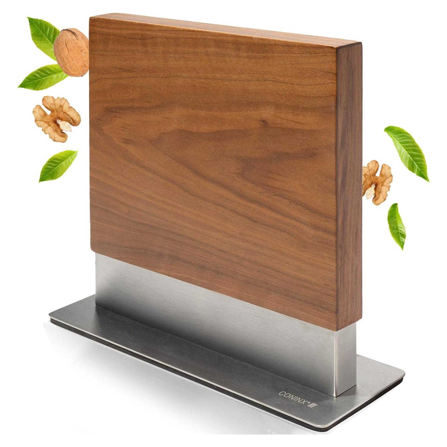 Soporte Magnético para Cuchillos Coninx de Madera de Nogal