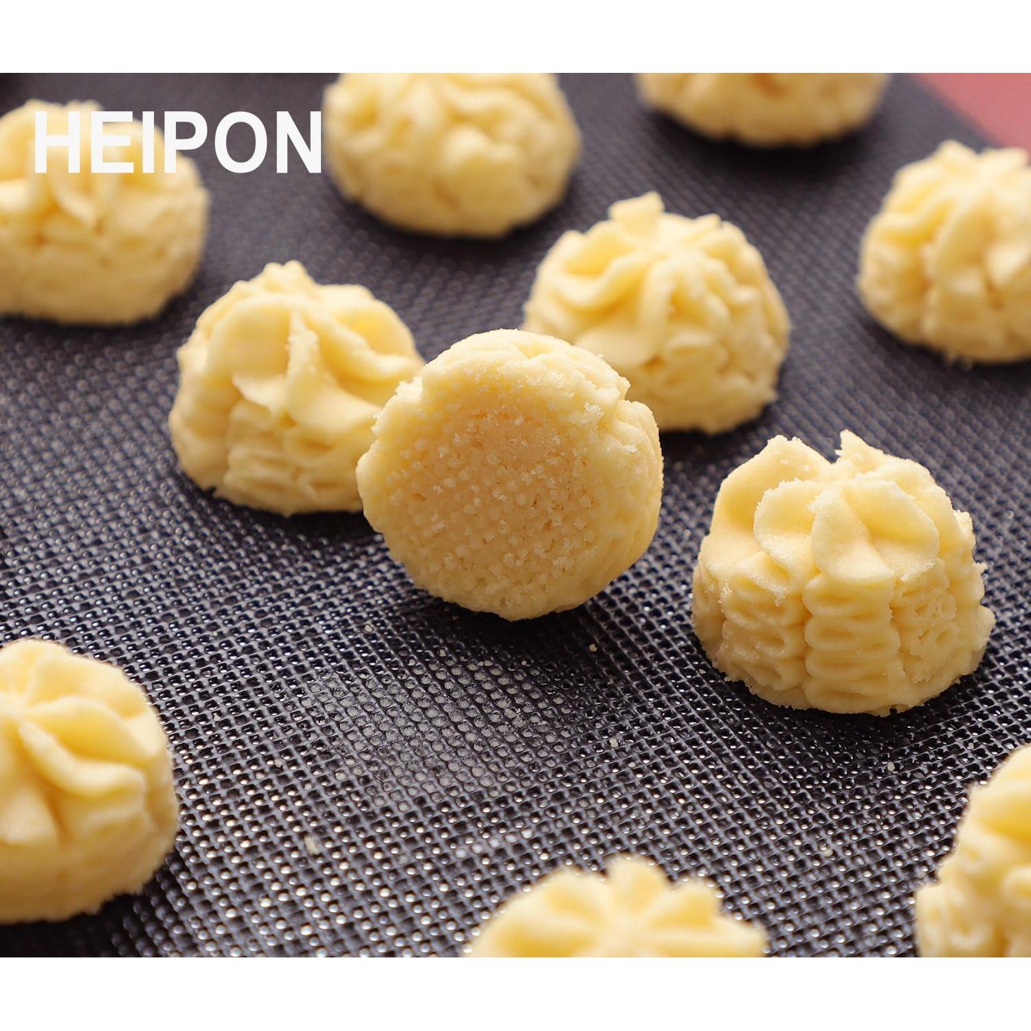 Alfombrilla de Hornear Silicona HEIPON 42x29.5cm Antiadherente 2pcs