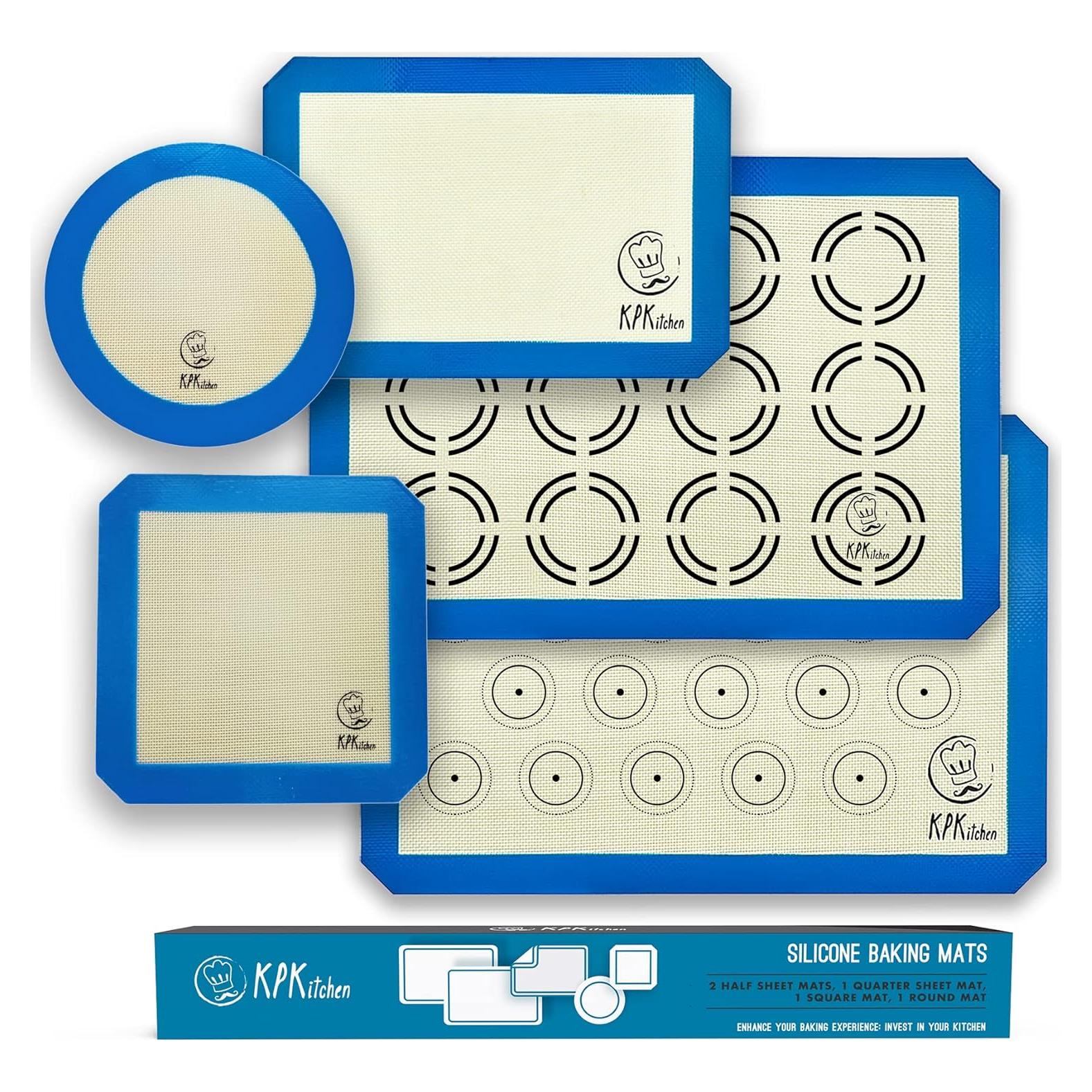 Juego de Tapetes de Silicona KPKitchen 5 Piezas Antiadherentes