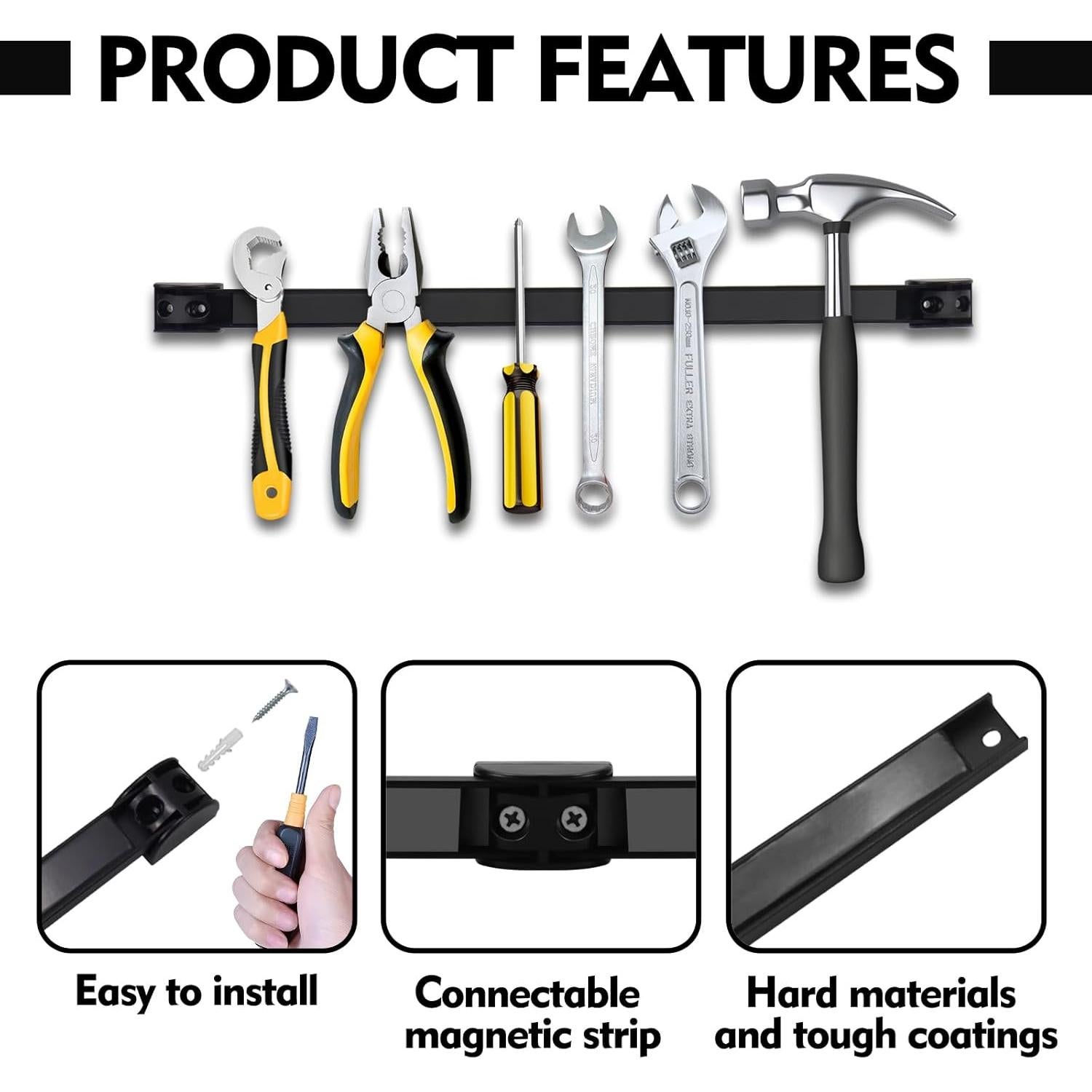 Soporte Magnético para Herramientas SDLDEER 30.48 cm 4 Paquetes