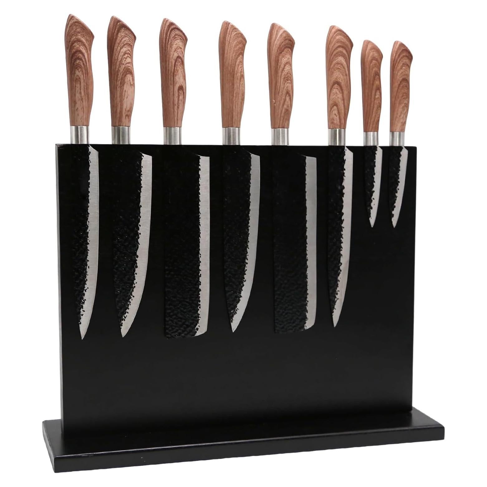 Soporte Magnético para Cuchillos Resafy 38x28 cm Acacia Negra