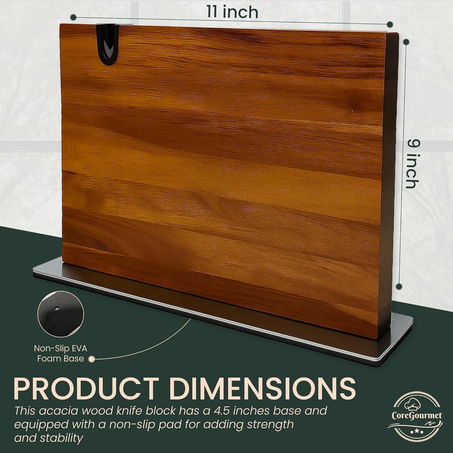 Soporte Magnético de Cuchillos CoreGourmet de Acacia 2.33kg