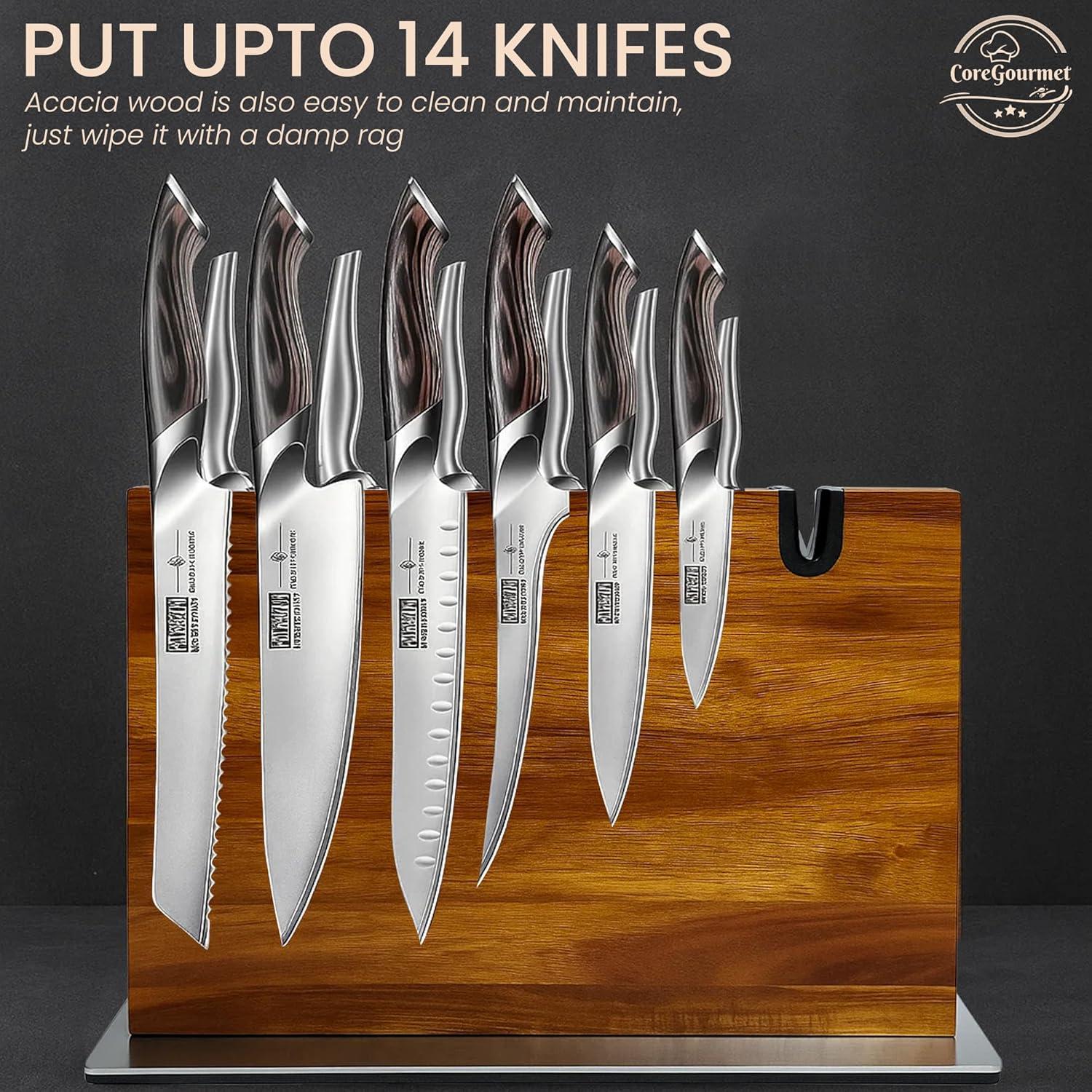 Soporte Magnético de Cuchillos CoreGourmet de Acacia 2.33kg