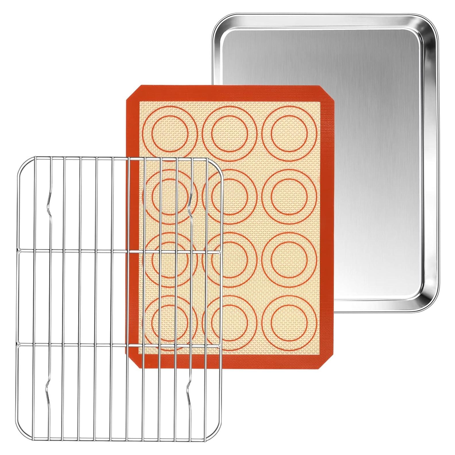 Set de Hornear P&P CHEF 3 Piezas Acero Inoxidable 26.4 cm