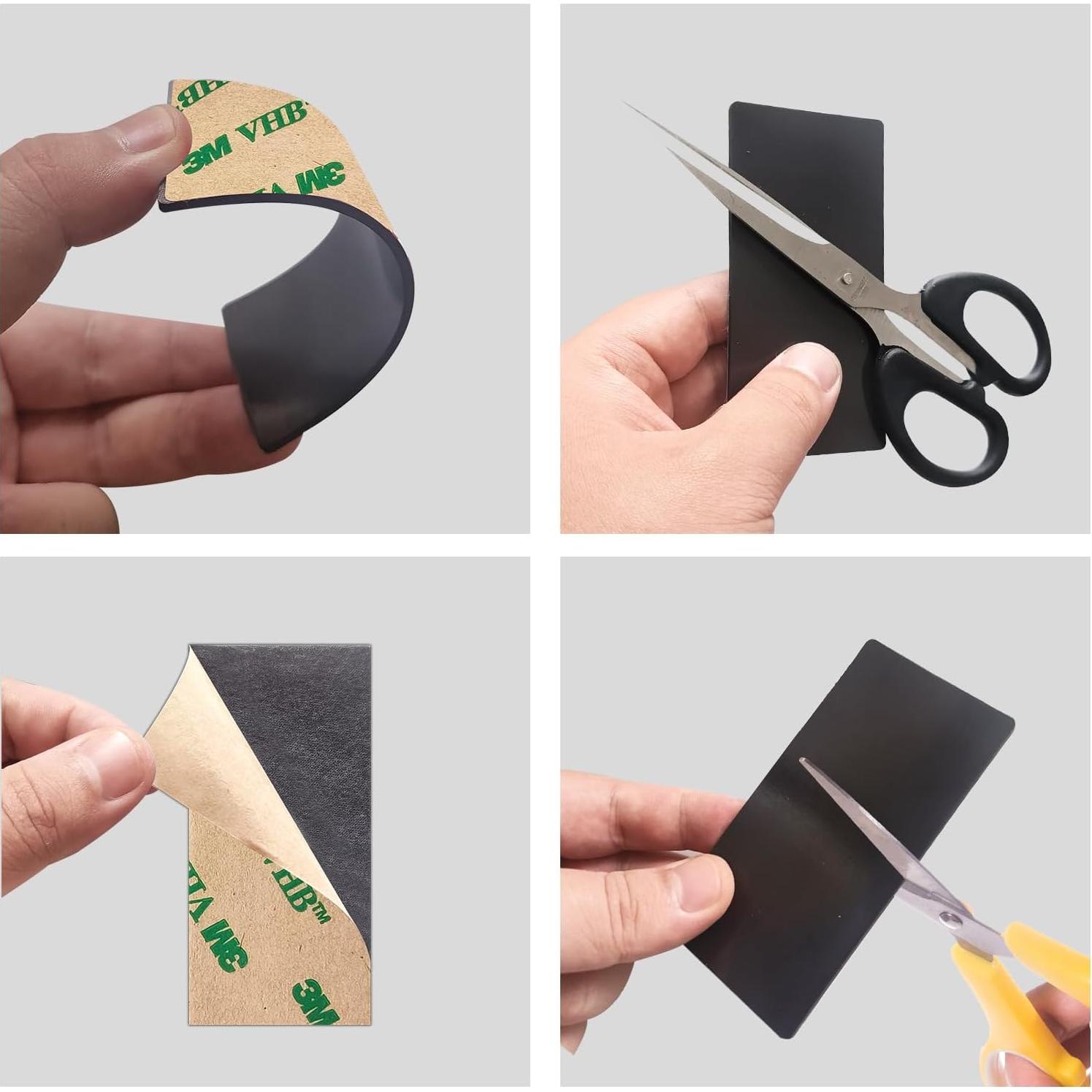 Cinta Magnética Adhesiva JINGZHAN SmFeN 100x50mm Paquete 6