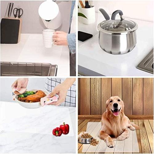 Alfombrilla de Silicona Antiadherente Wellhouse 70.1x49.8cm Blanca