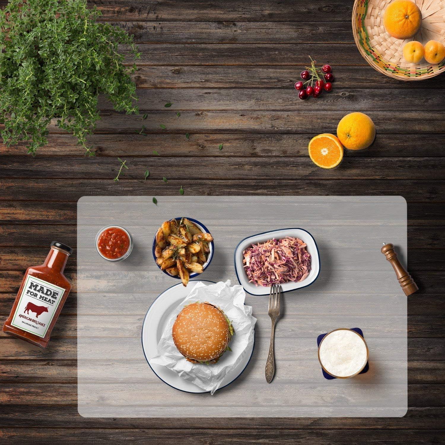 Alfombrilla de Silicona Antiadherente Wellhouse 70.1x49.8cm Blanca