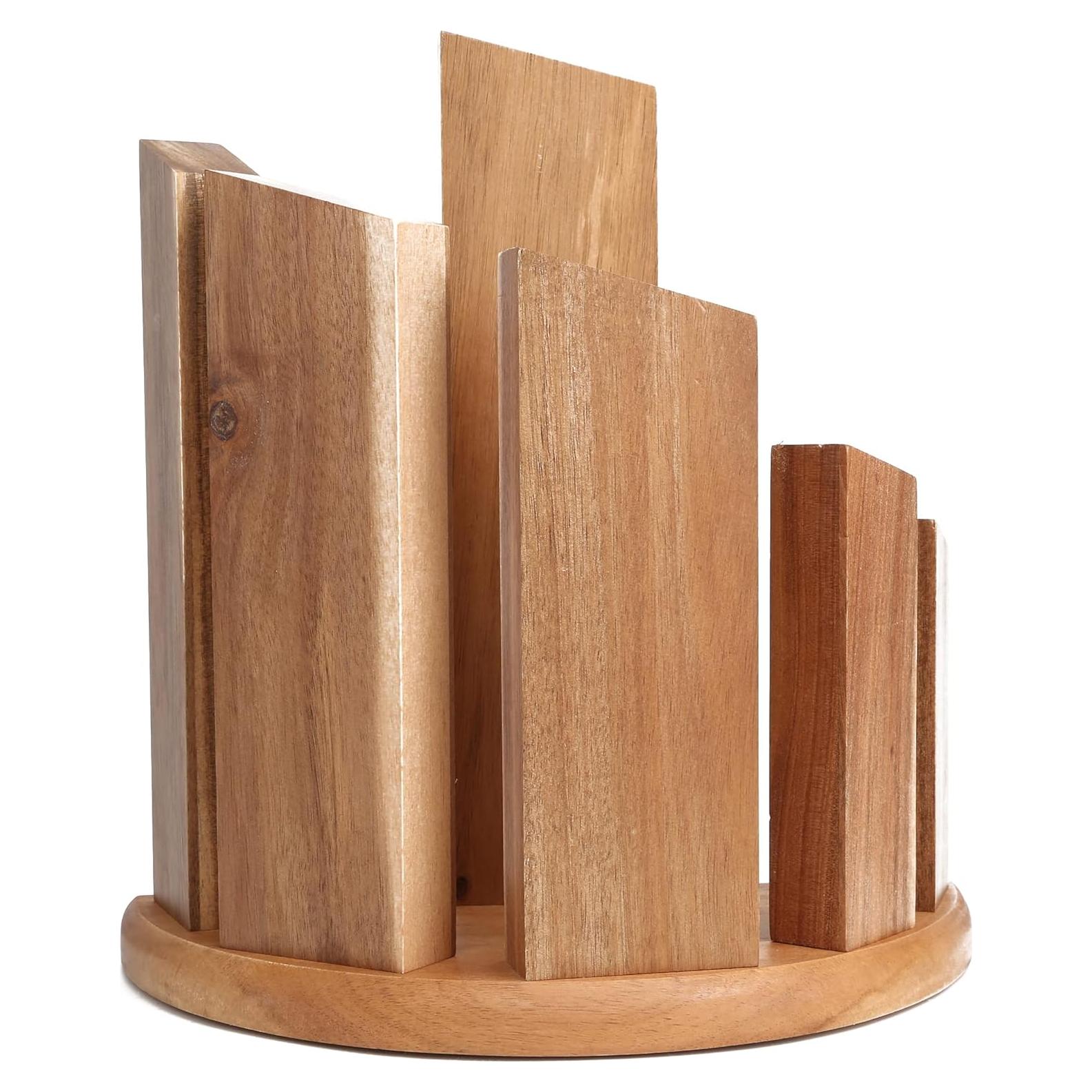 Bloque Magnético para Cuchillos Resafy - Madera Acacia 28x15 cm