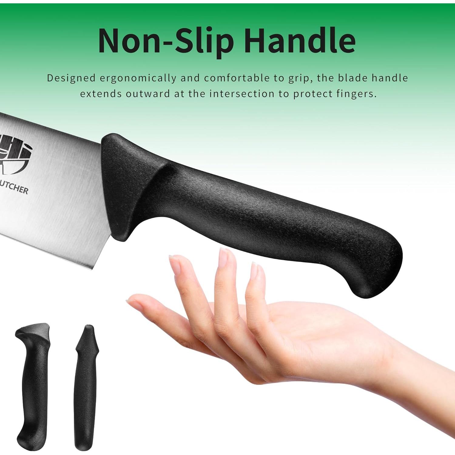 Juego de cuchillos de cocina Fullhi 10" acero inoxidable antideslizante