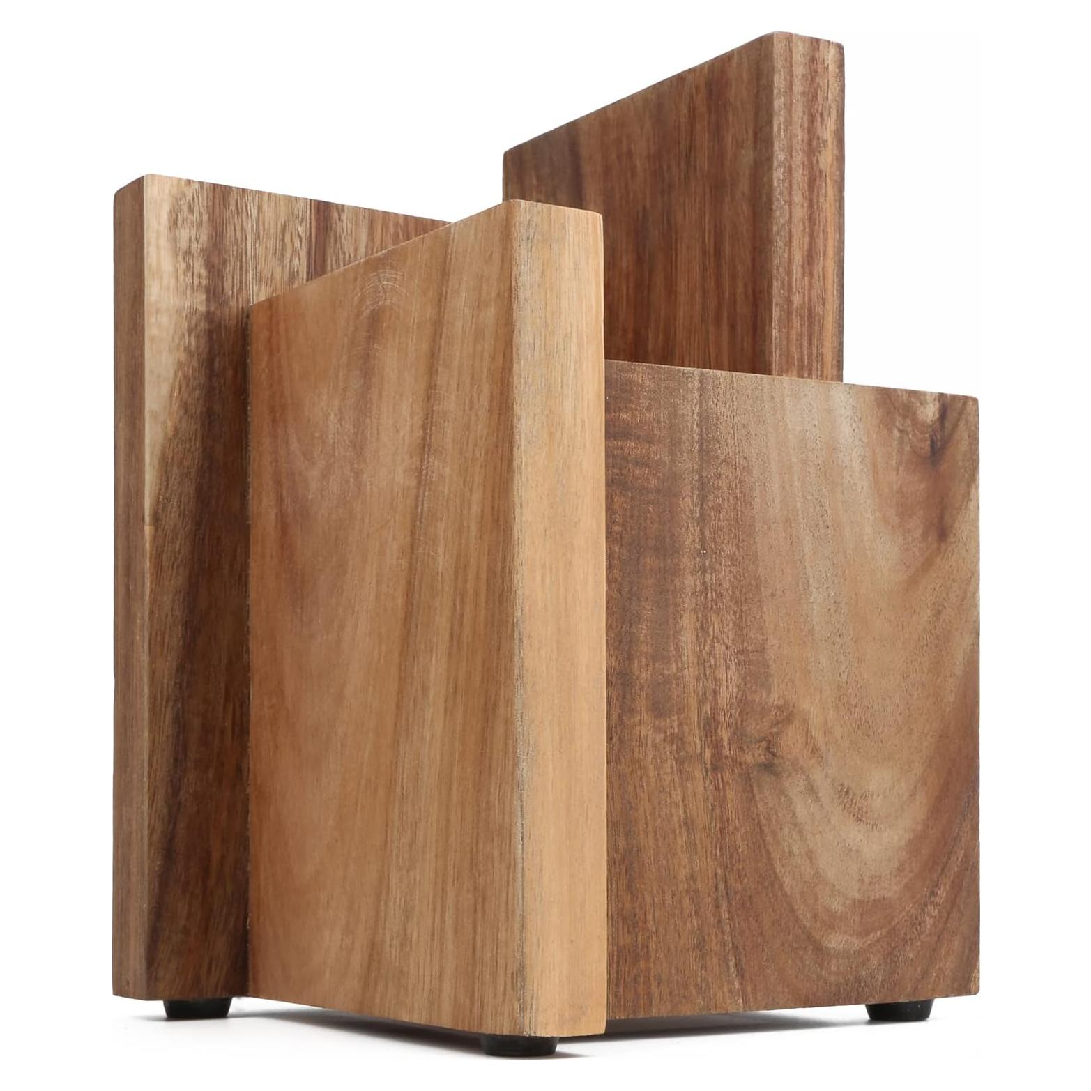 Soporte Magnético para Cuchillos Resafy de Madera Acacia 16 Cuchillos