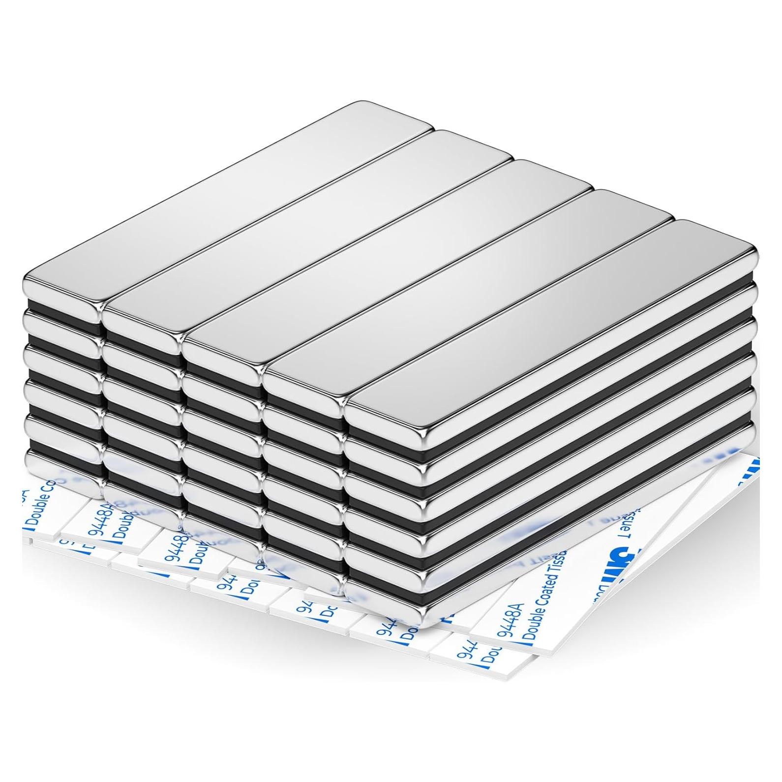 Imanes de Barra Neodimio FINDMAG 60x10x3mm - Paquete de 30