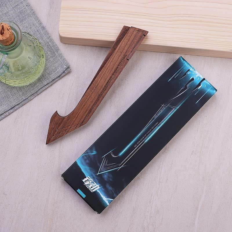 Protector de Cuchillo de Madera de Nogal FINDKING 18 cm