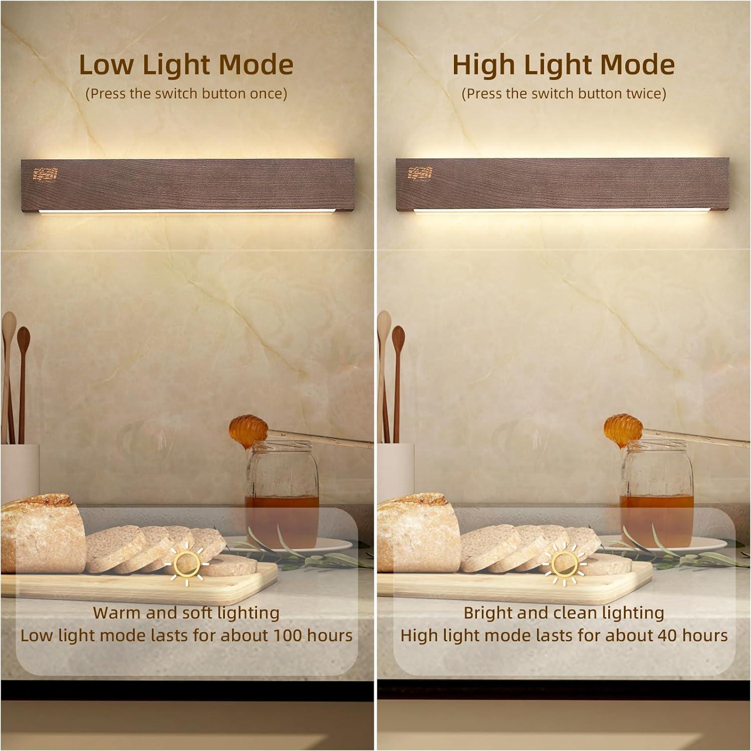 Tira Magnética de Cuchillos FINDKING 40.64 cm con LED