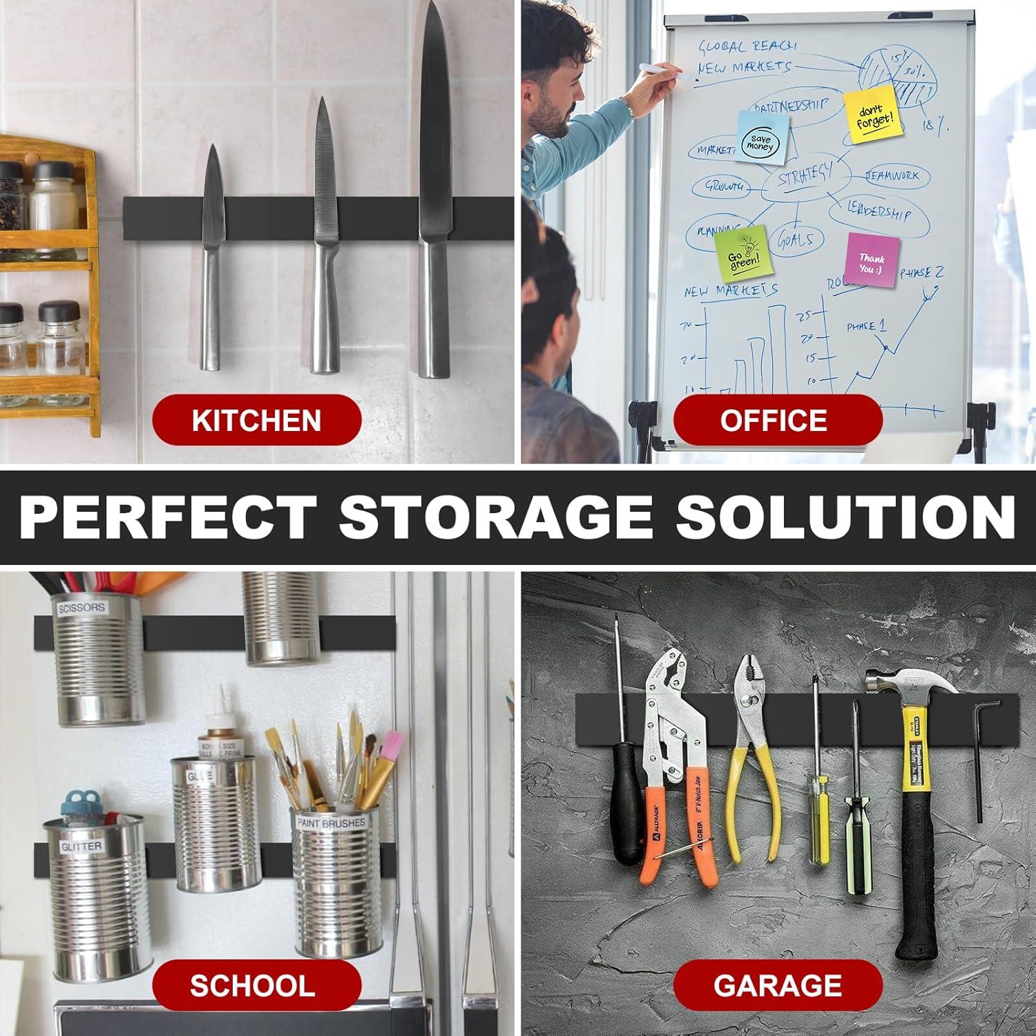 Tira Magnética Adhesiva Thaibear 10 Piezas 15.24x2.54 cm