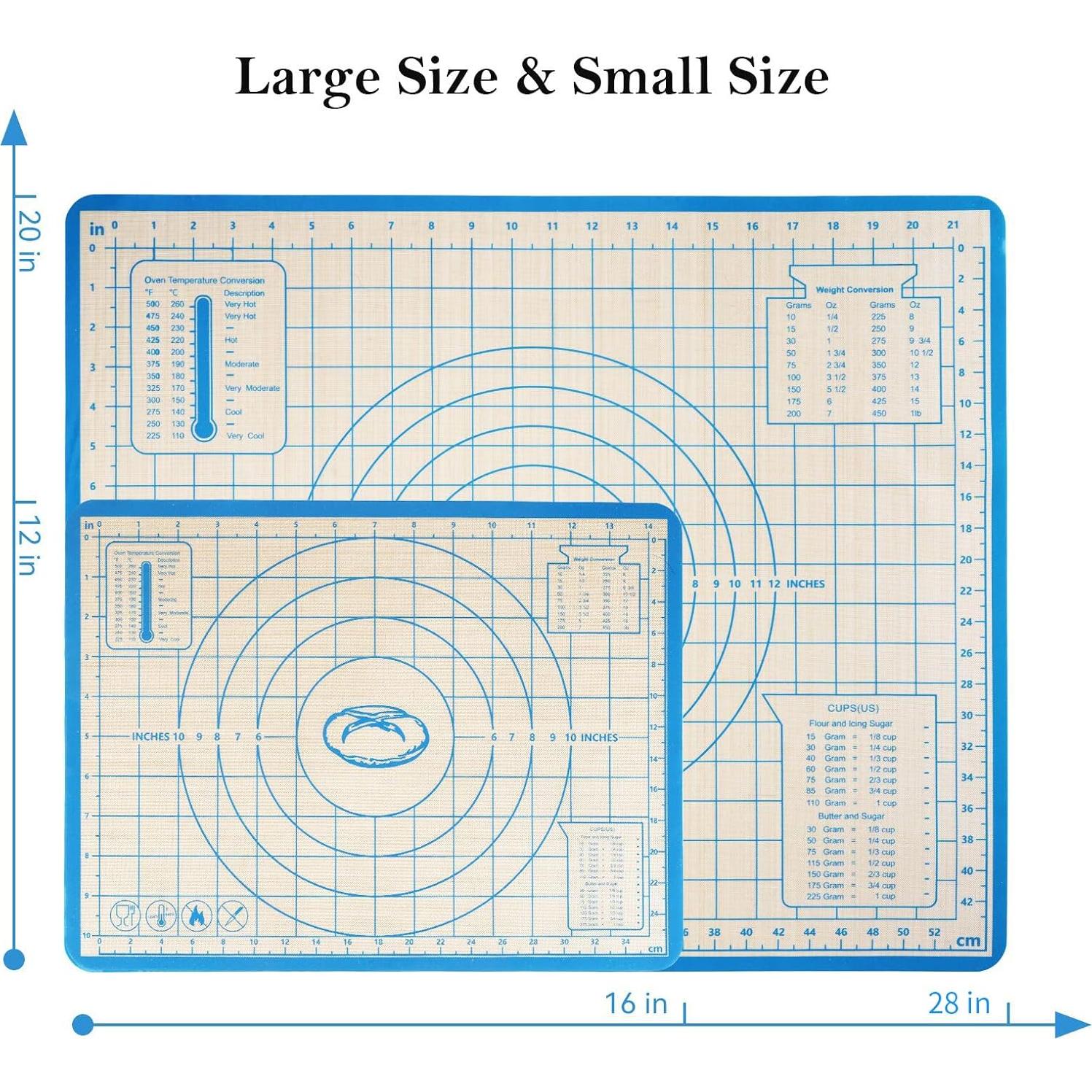 Alfombrilla de Silicona Hillmony 71x51cm y 41x30cm Antideslizante