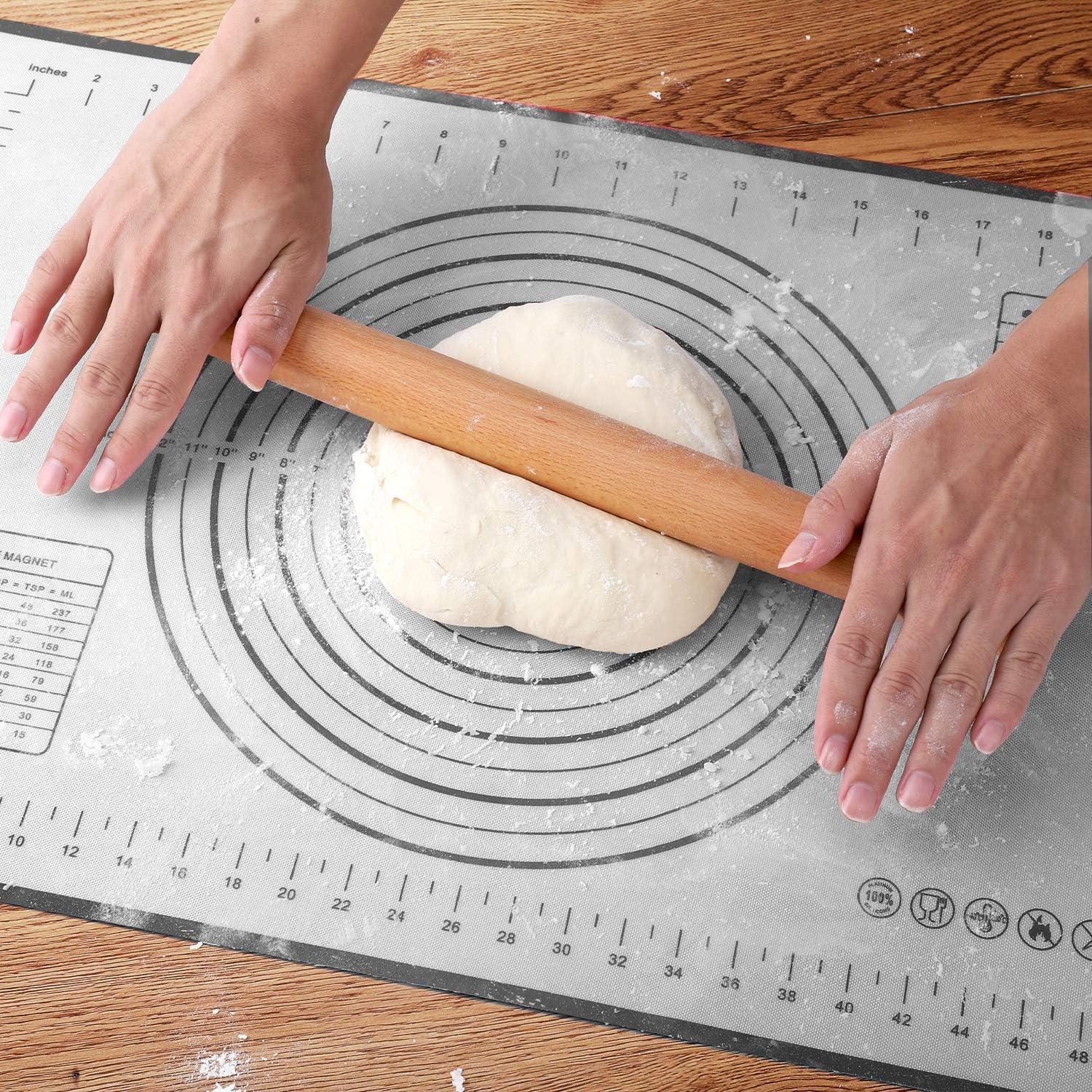 Rodillo Francés de Madera QUELLANCE 40 cm con Alfombrilla