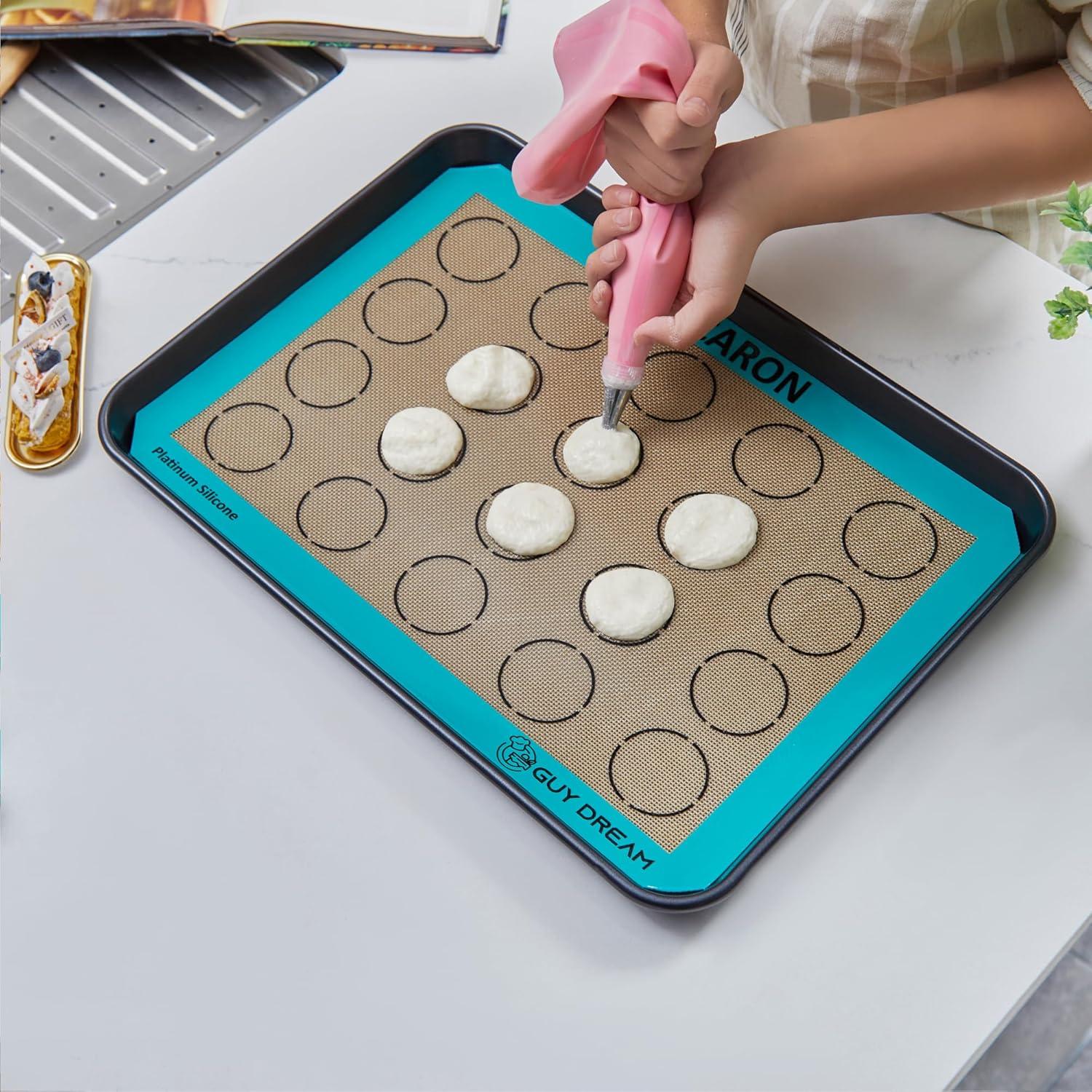 Juego de 2 Tapetes de Silicona GUYDREMAT 42x29.5cm Resistente al Calor