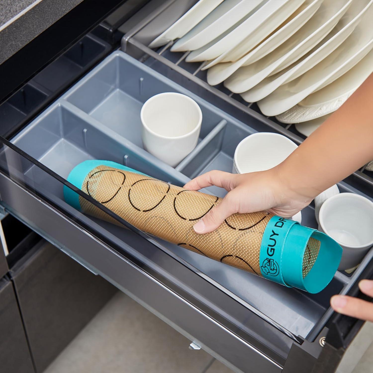 Juego de 2 Tapetes de Silicona GUYDREMAT 42x29.5cm Resistente al Calor