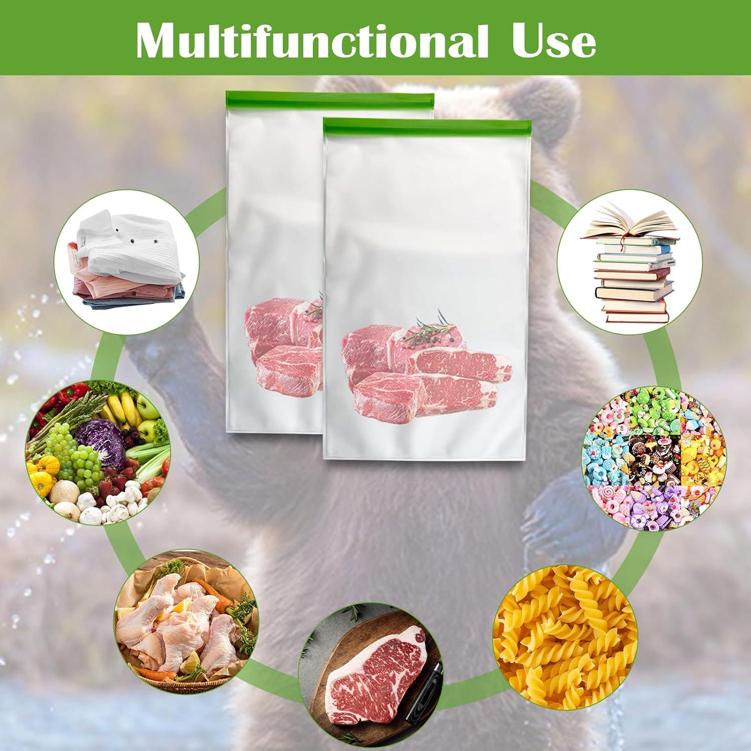Bolsas de Almacenamiento de Alimentos TAINESS 2 Piezas 28g