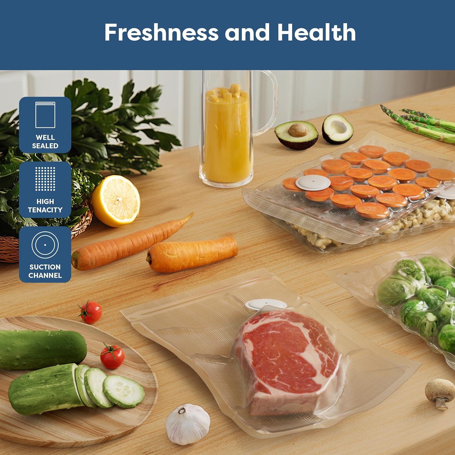 Bolsas de Sellado al Vacío Reutilizables CIARRA 30 Pcs 20.32x30.48 cm