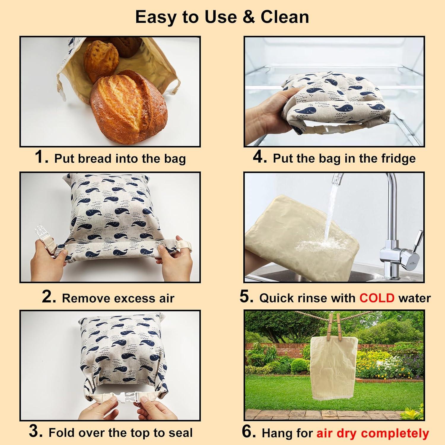 Bolsas de Cera de Abeja NOSTOSON XL 33x43cm Reutilizables (2 Pzs)