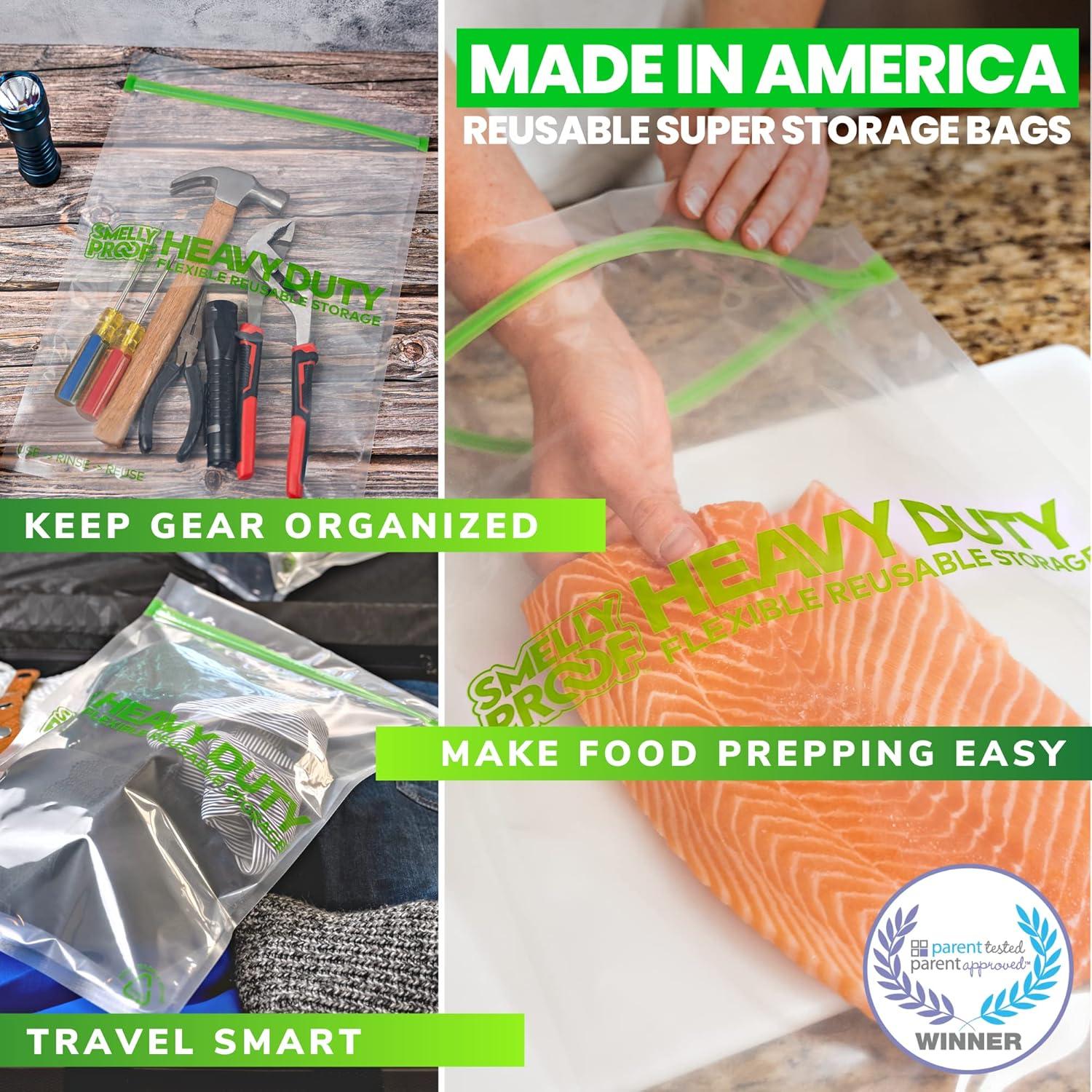 Bolsas Reutilizables Smelly Proof 2 Galones 5pk Resistentes