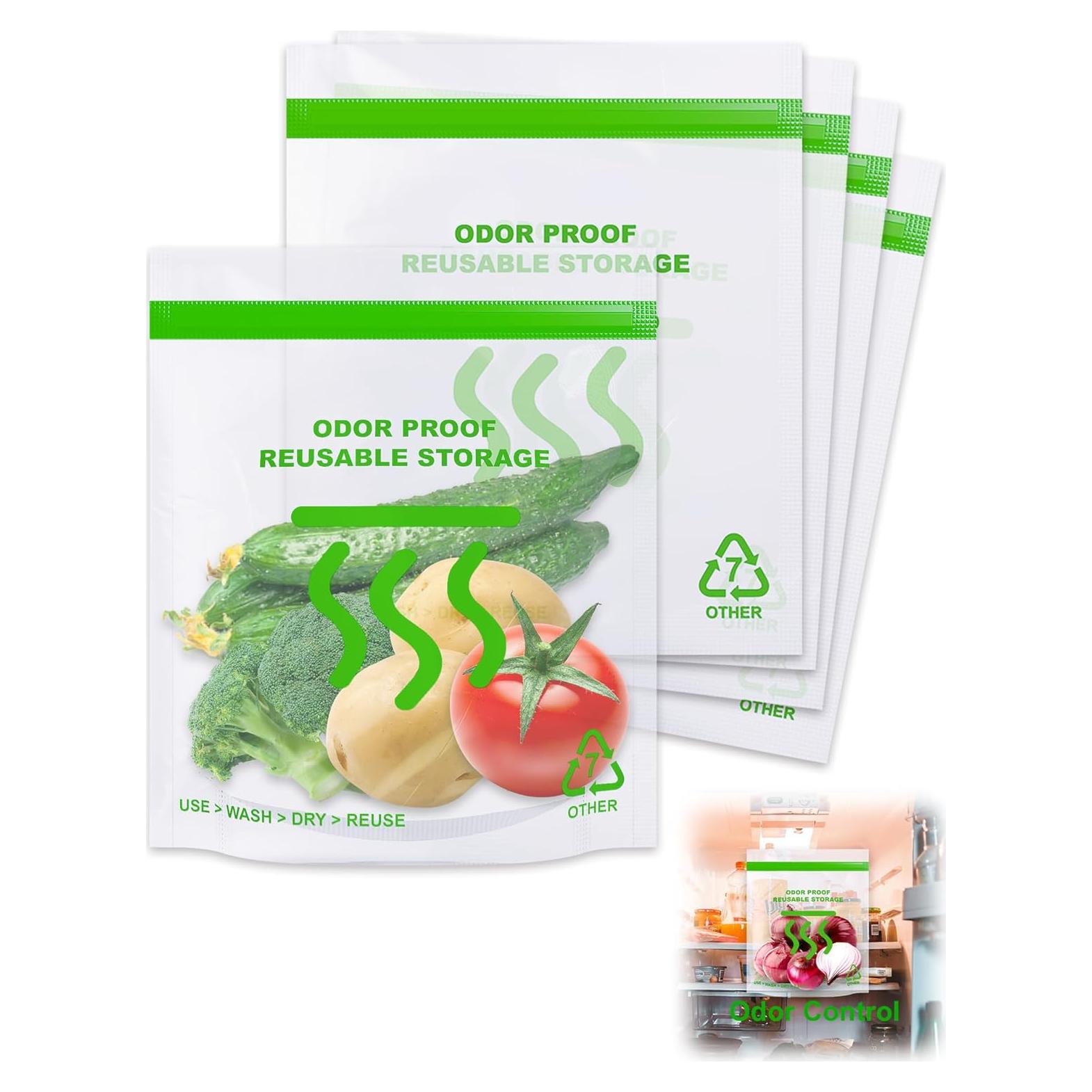 Bolsas de Comida Reutilizables Libodoll 21.6x25.4cm a Prueba de Olores
