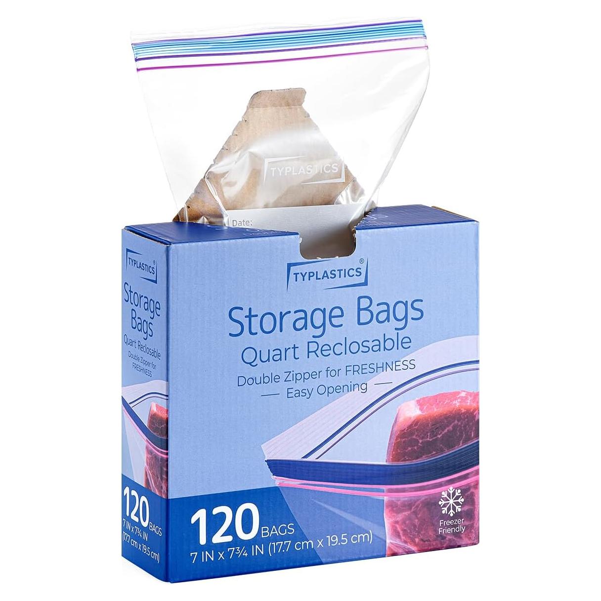 Bolsas de Almacenamiento de Alimentos TYPLASTICS 120 Quart