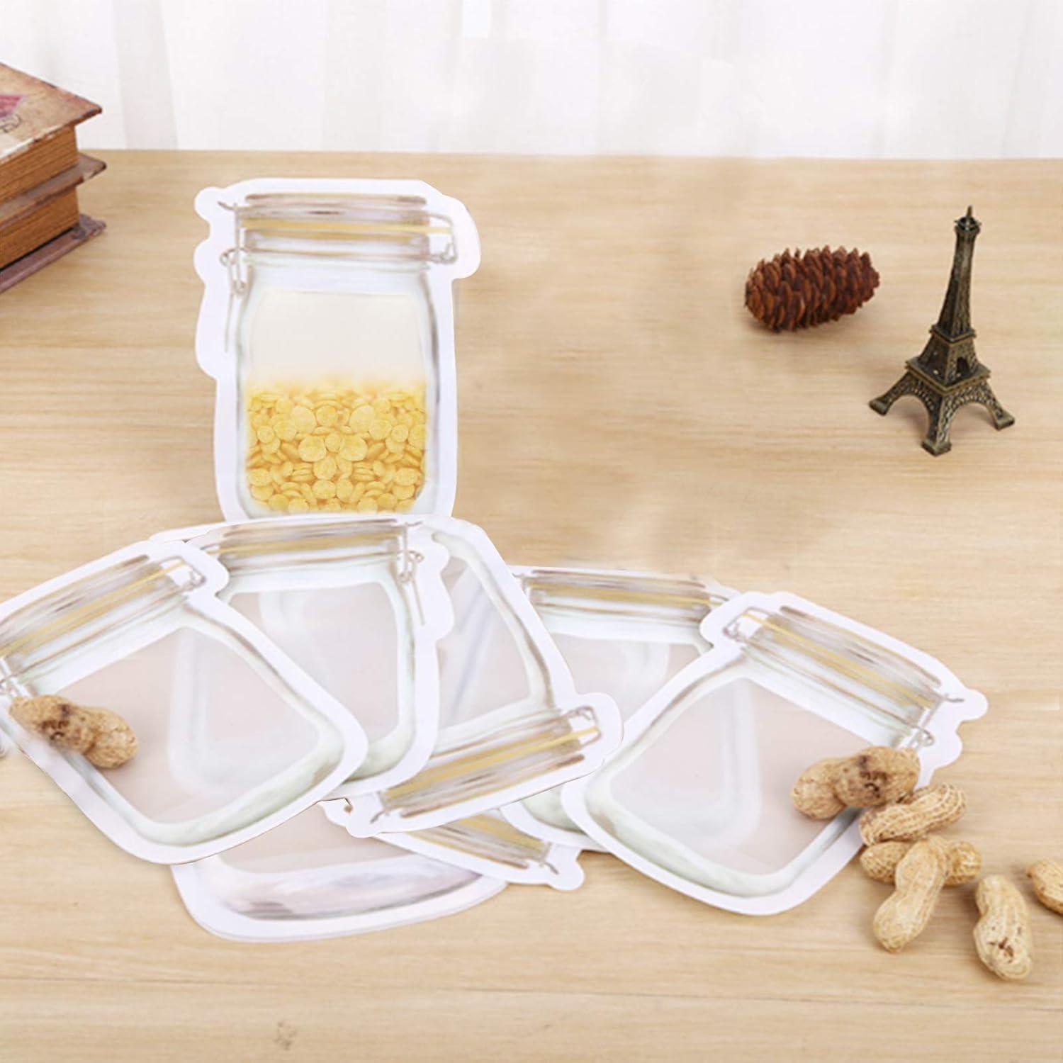 Bolsas de Almacenamiento Reutilizables anGrace 20 Piezas 8 oz