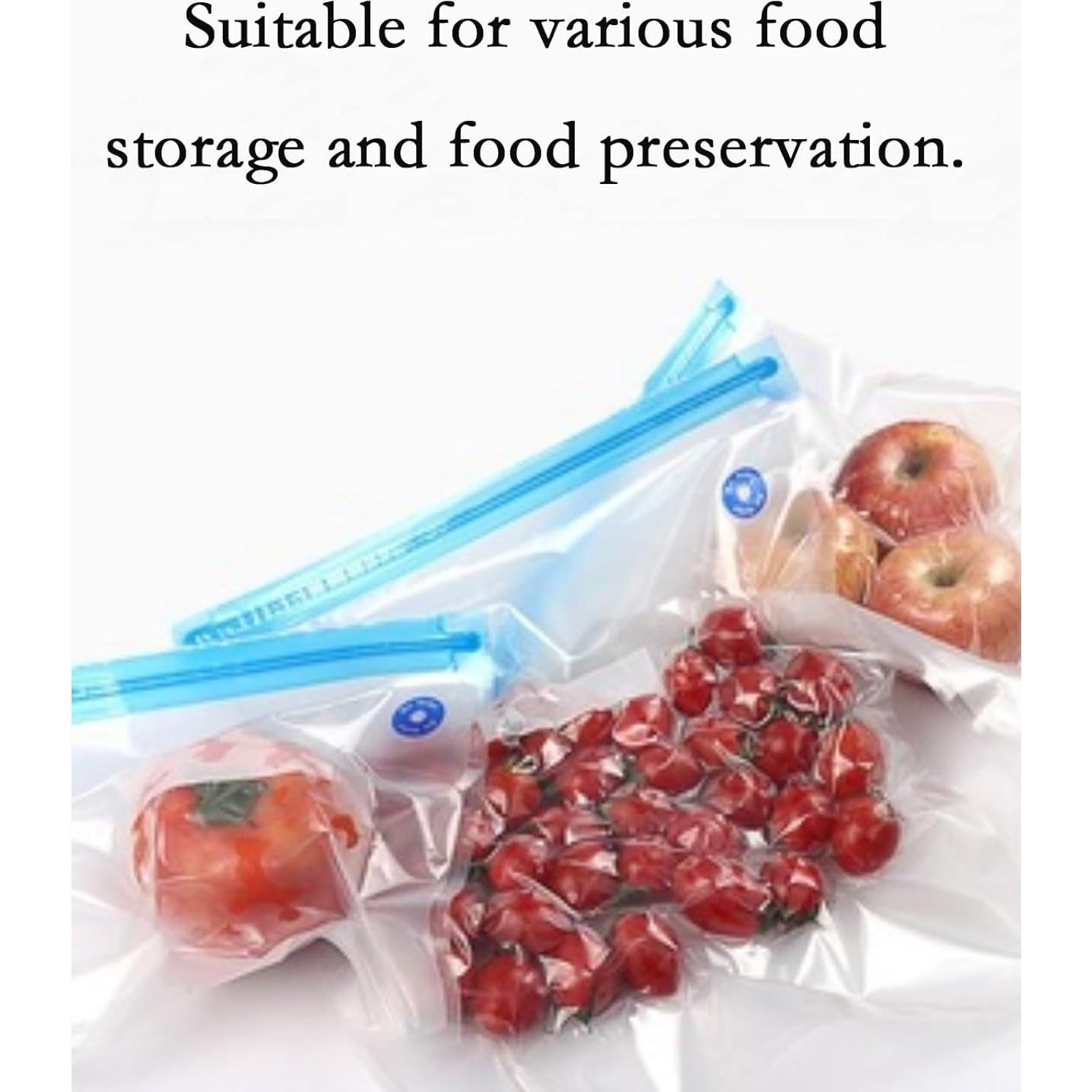 20 Bolsas de Almacenamiento Reutilizables Jipoma 26.2x27.9 cm