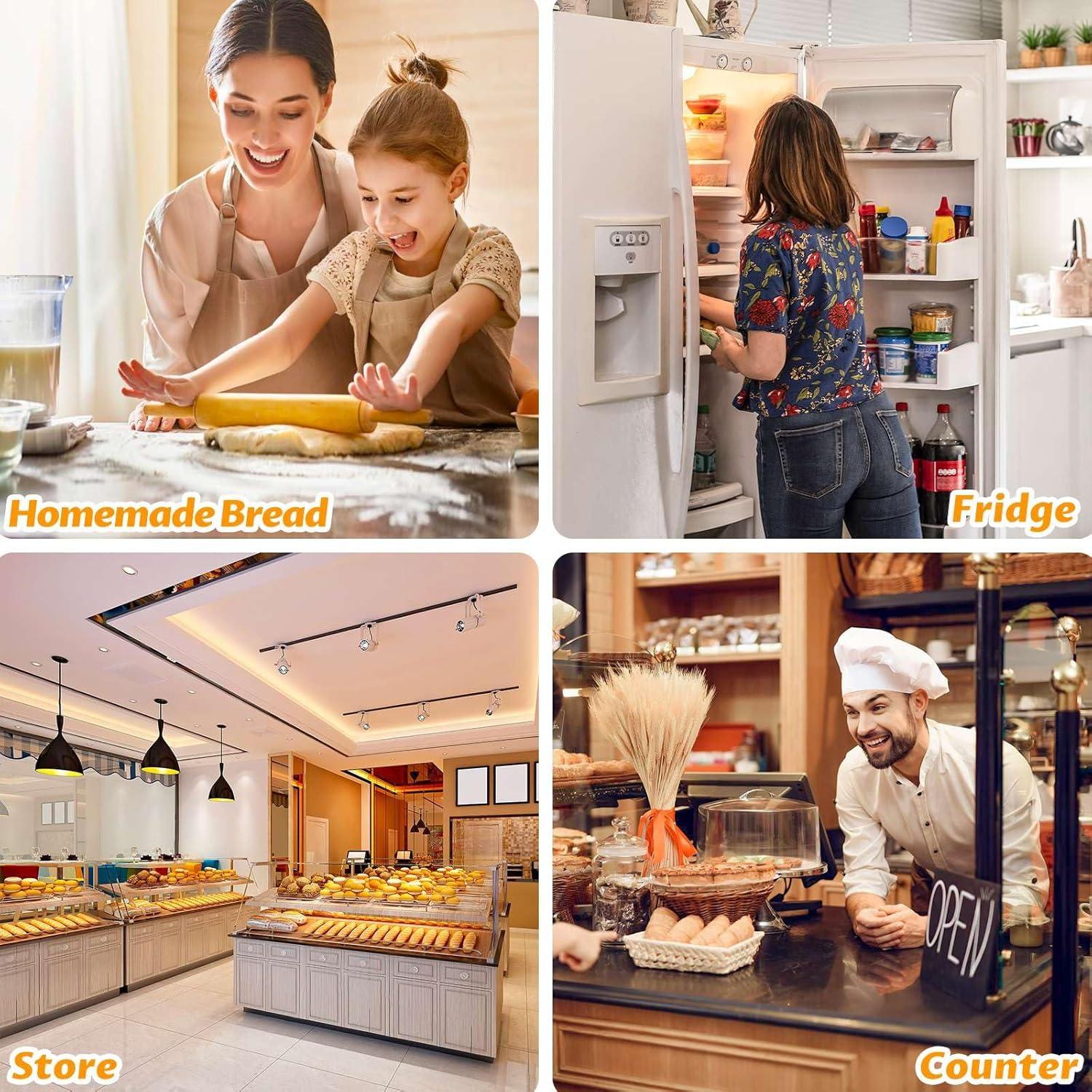 Paquete de 2 Bolsas de Pan de Lino AZLTC 43x32 cm Reutilizables