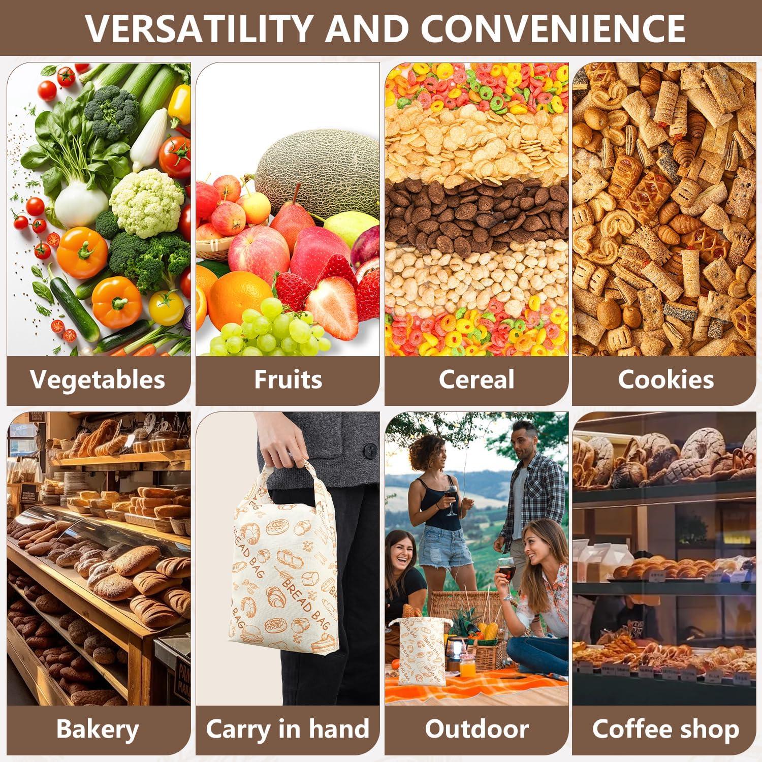 Bolsas de Pan de Cera de Abeja BATJA ZYQGH - 2 Unidades XL