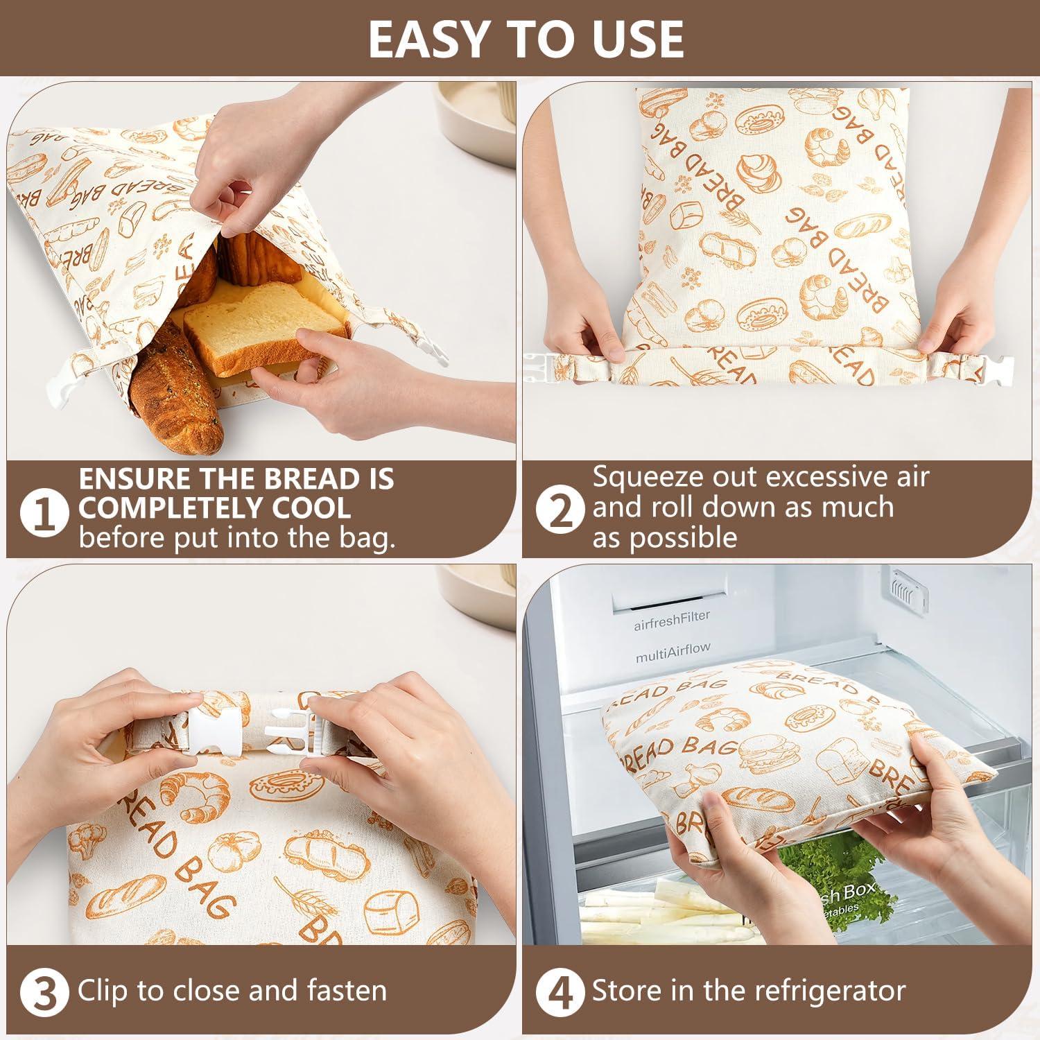 Bolsas de Pan de Cera de Abeja BATJA ZYQGH - 2 Unidades XL