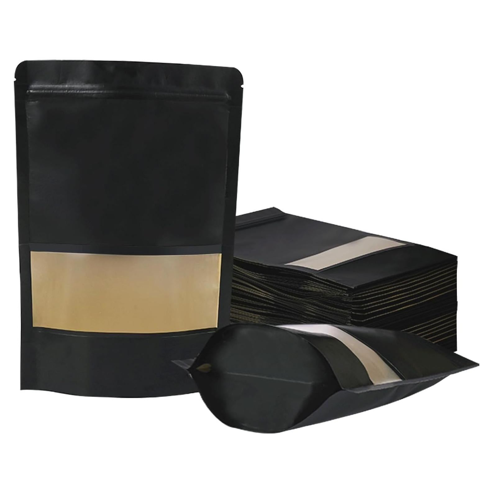 100 Bolsas de Papel Kraft Reutilizables Funnyleaf 10x15 cm