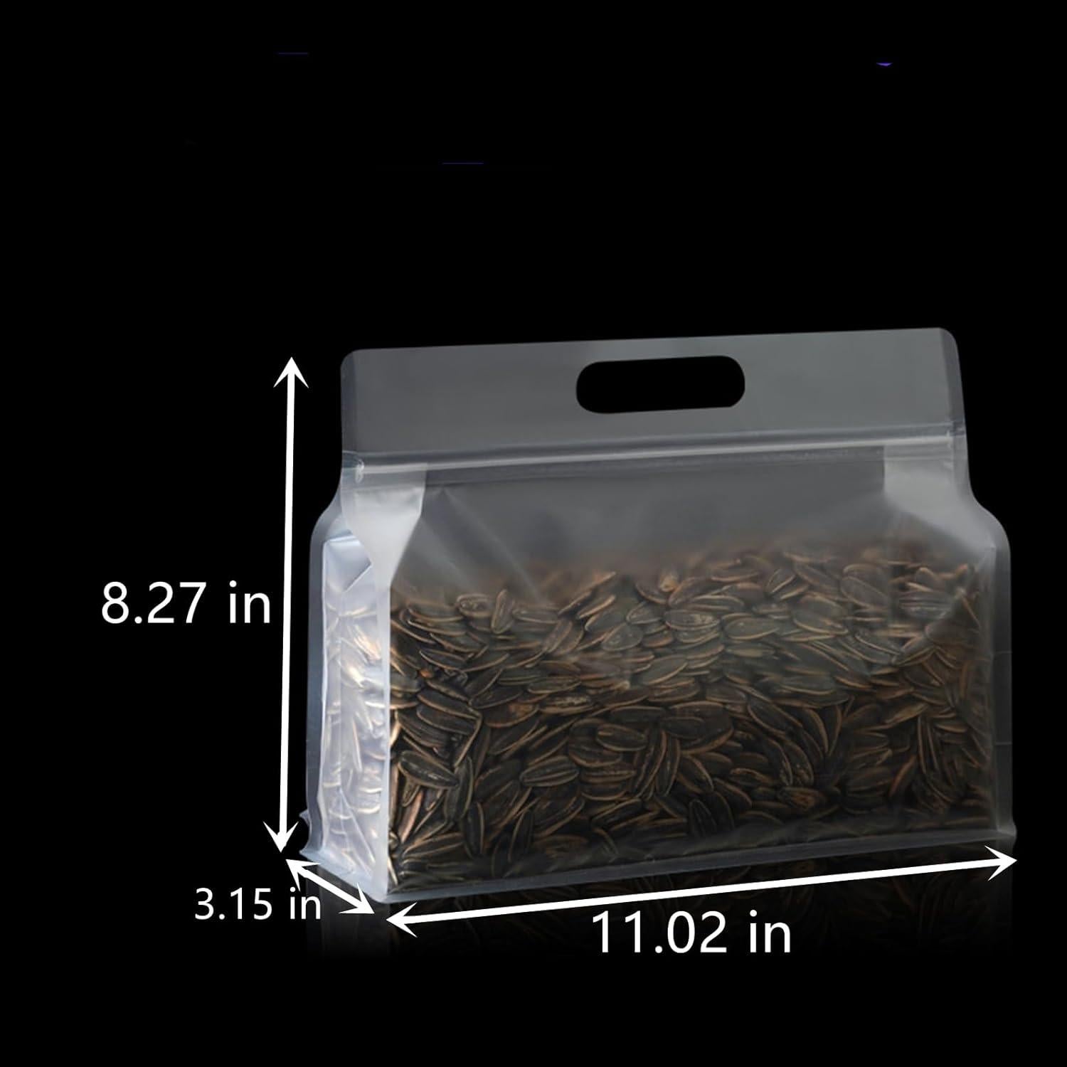 26 Bolsas de Almacenamiento Translúcidas Genérica 28x21 cm