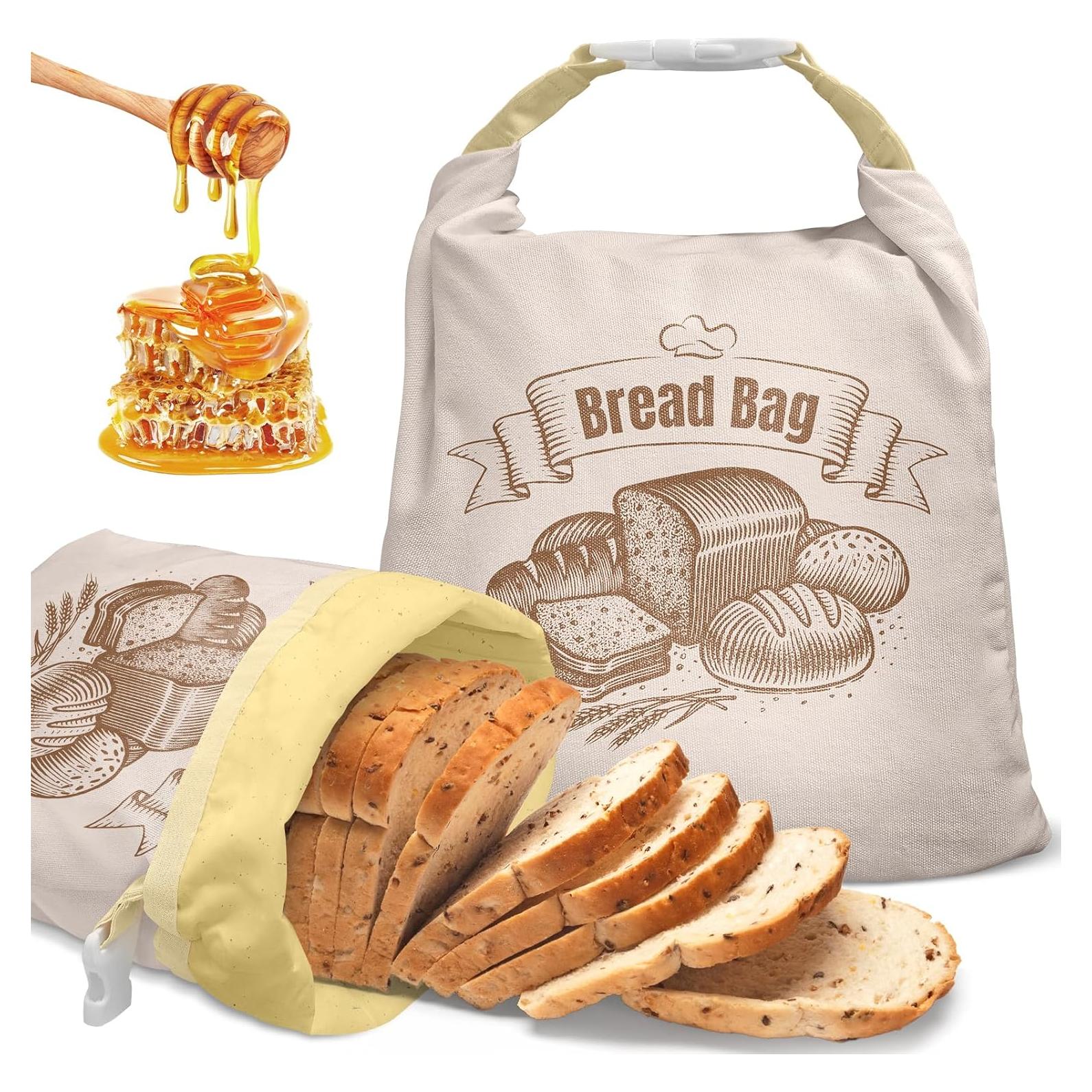 Bolsas de Pan de Cera de Abeja NIKKOUR - 2 Unidades 32.5x42.7cm