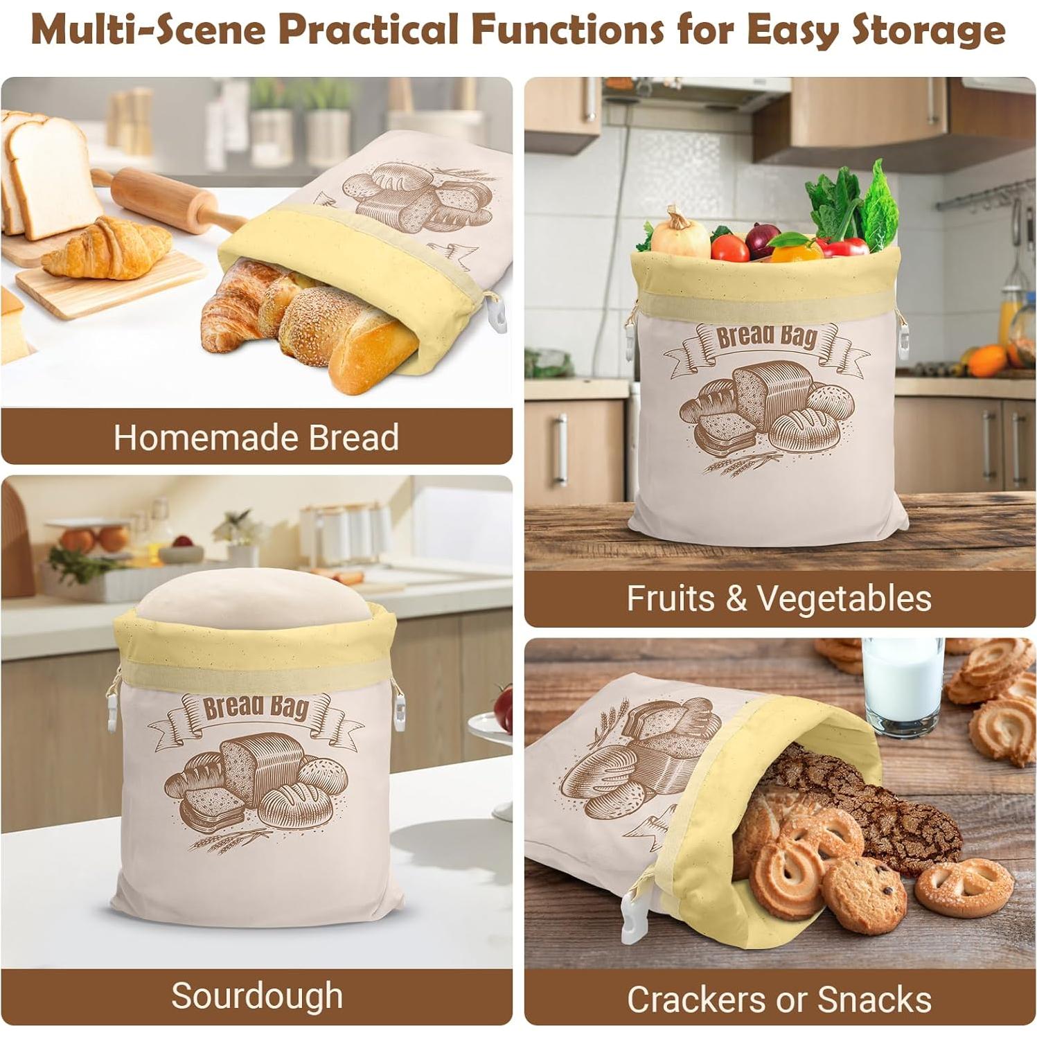 Bolsas de Pan de Cera de Abeja NIKKOUR - 2 Unidades 32.5x42.7cm