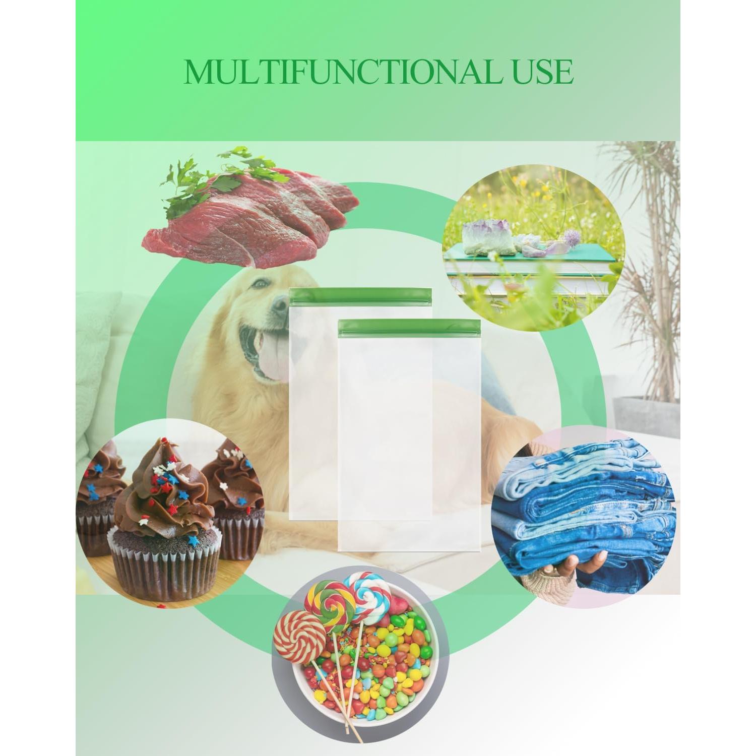 Bolsas de Almacenamiento Reutilizables Unipusaur 30x50 cm