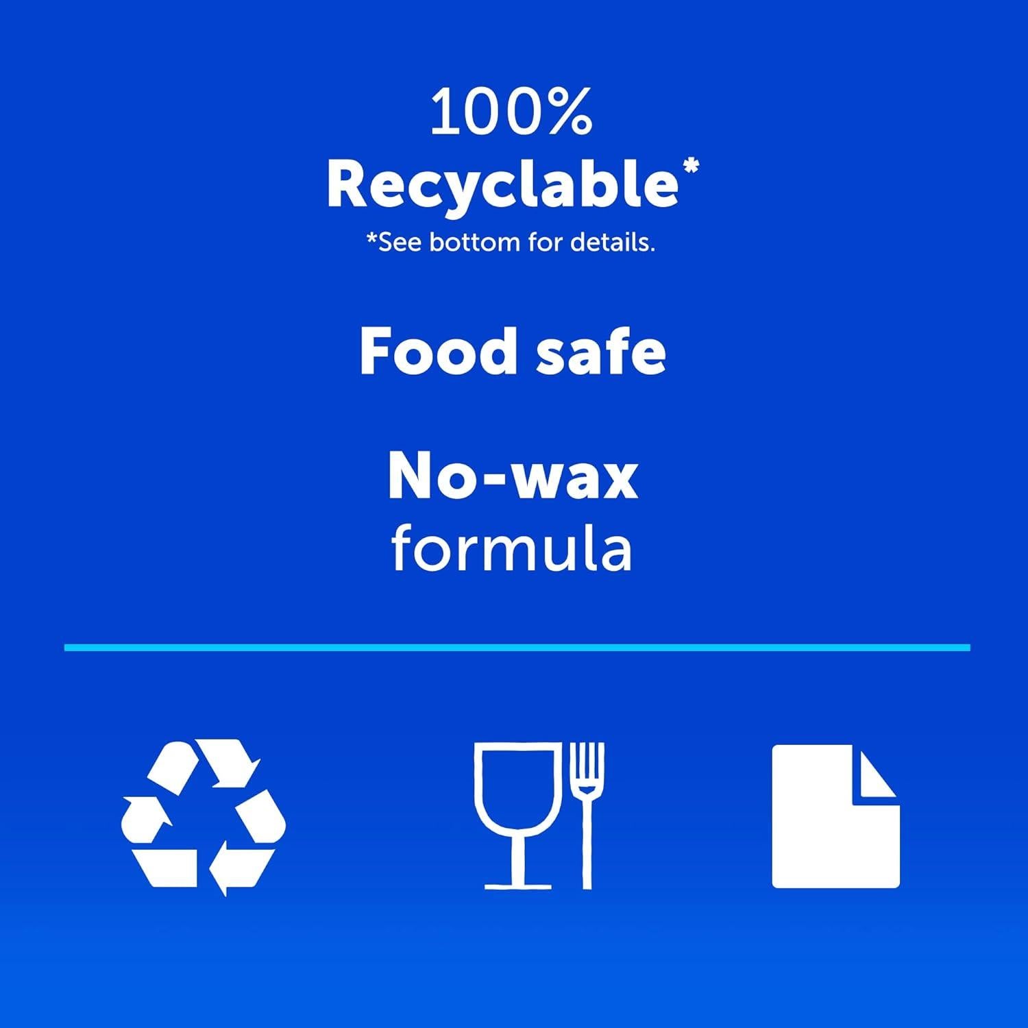 Bolsas de Papel Reciclables Ziploc para Sándwich 50 Unidades