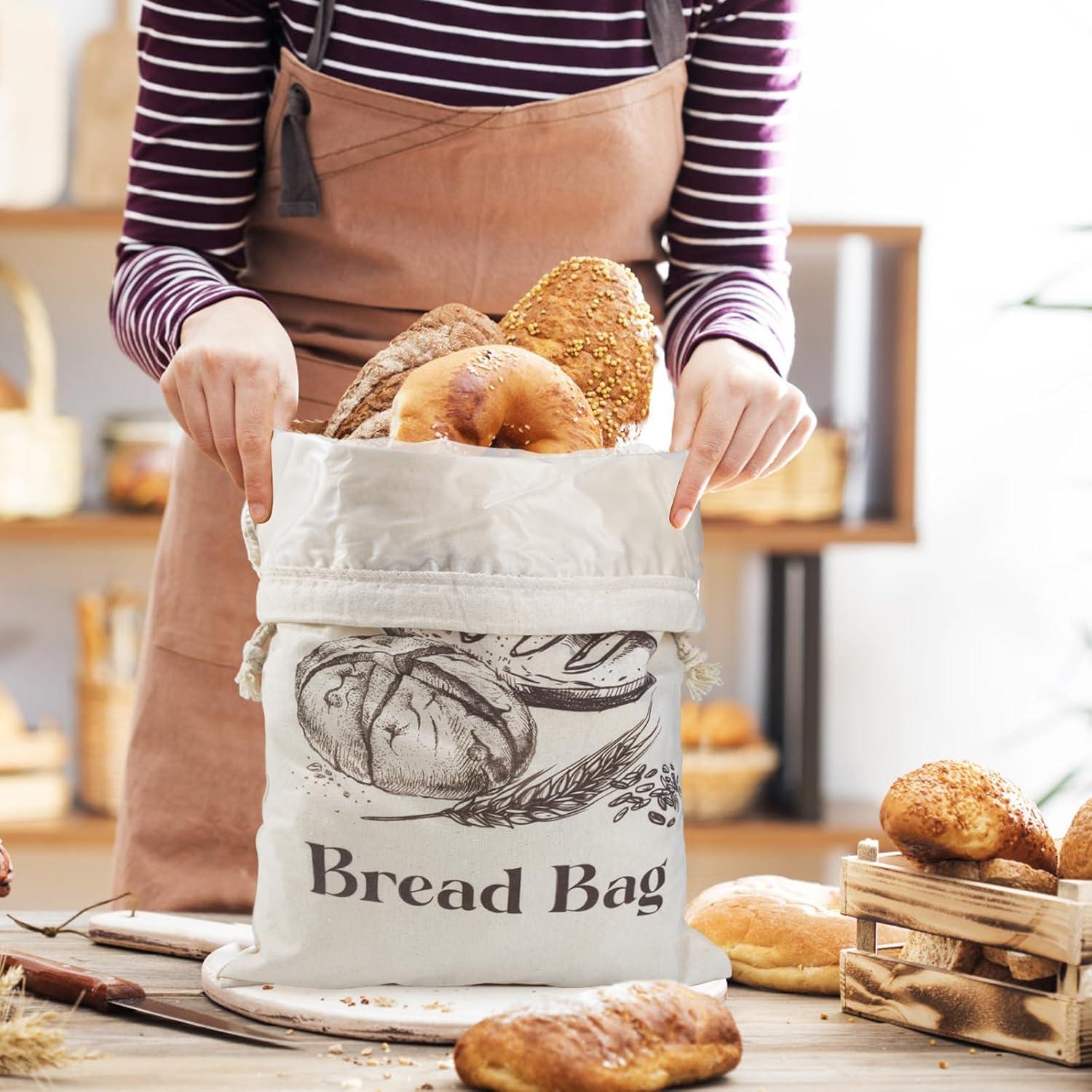 Paquete de 2 Bolsas de Algodón Orgánico BXFRAE 30x45 cm