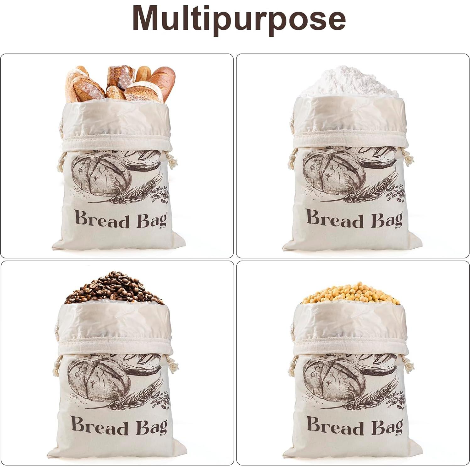 Paquete de 2 Bolsas de Algodón Orgánico BXFRAE 30x45 cm