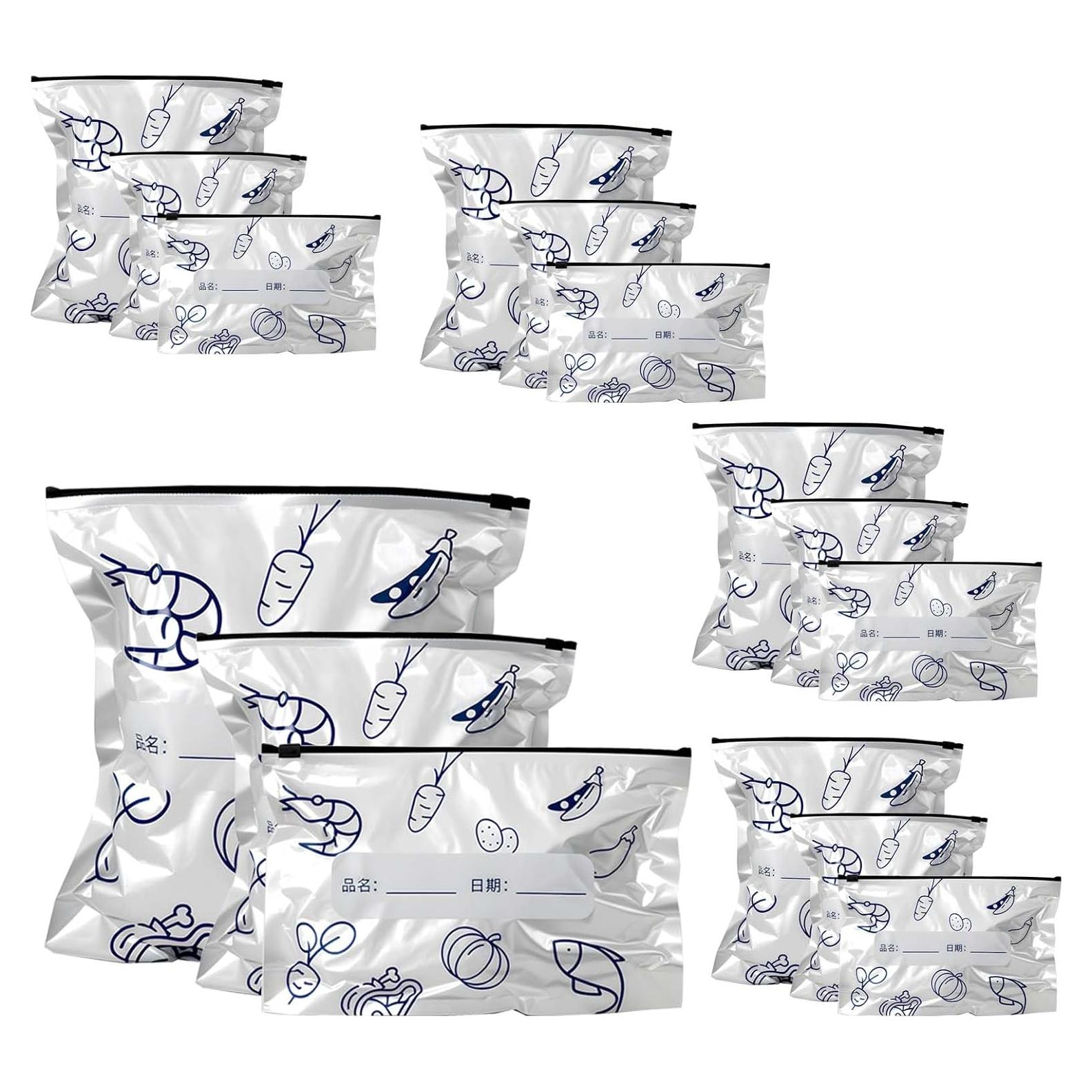 Bolsas de Aluminio Reutilizables TECHPLUS 15 Unidades 1L