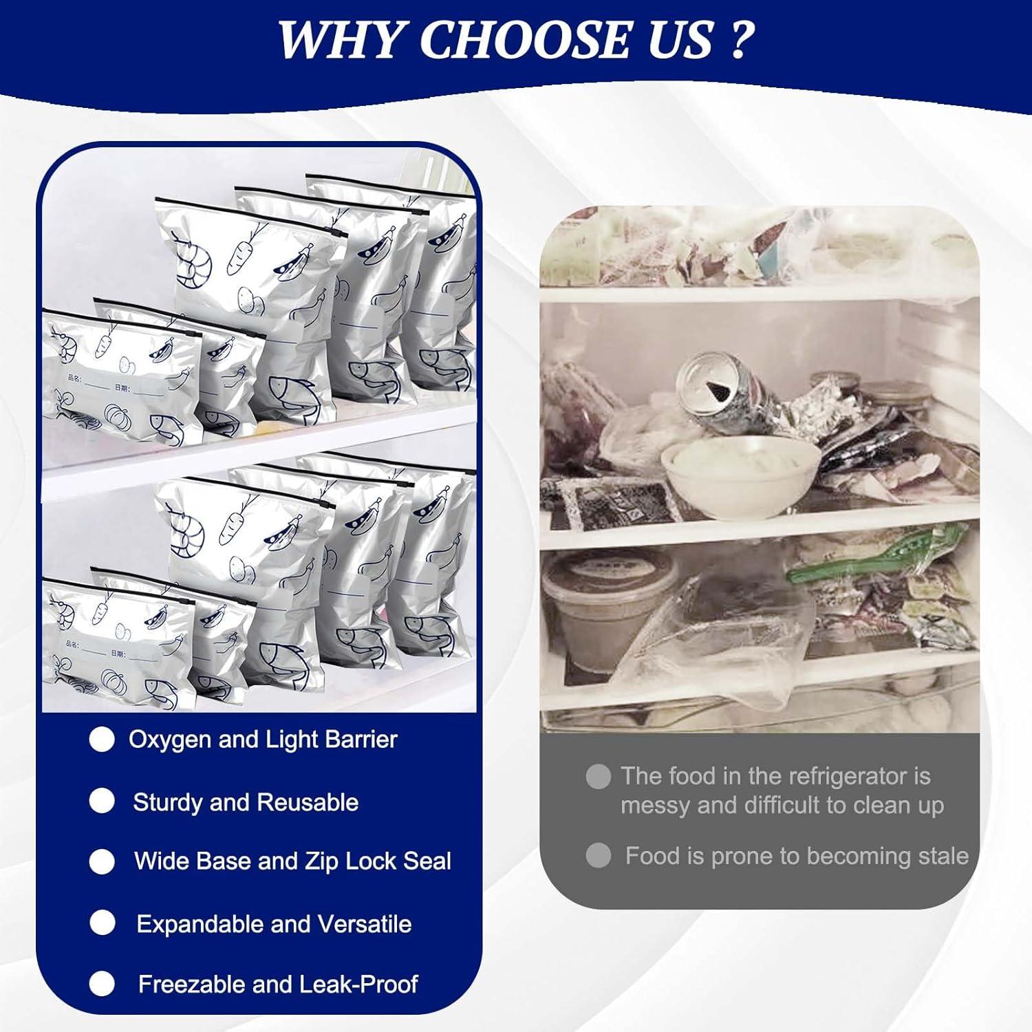 Bolsas de Aluminio Reutilizables TECHPLUS 15 Unidades 1L