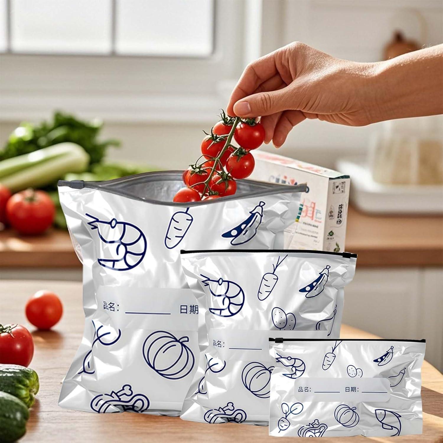 Bolsas de Aluminio Reutilizables TECHPLUS 15 Unidades 1L