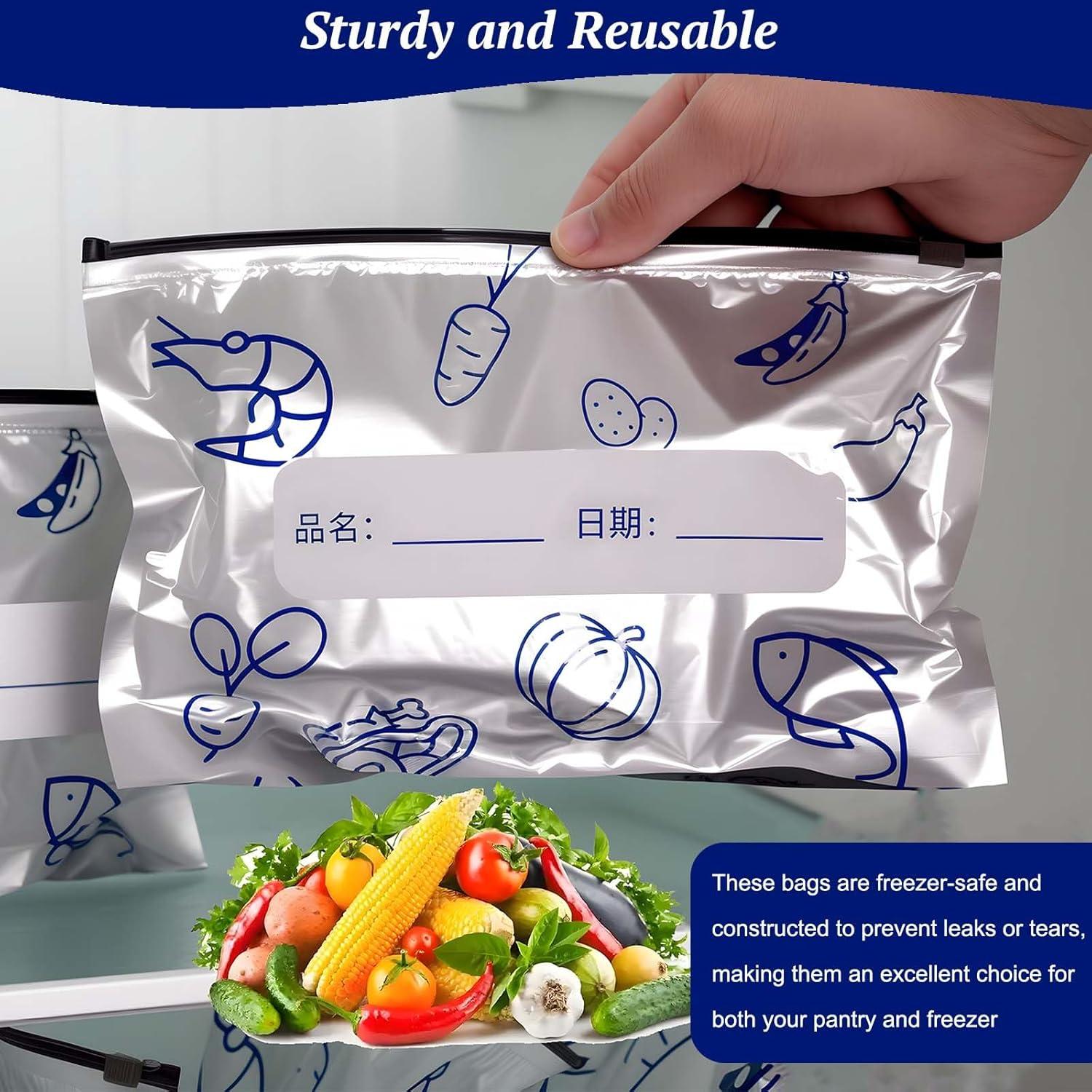 Bolsas de Aluminio Reutilizables TECHPLUS 15 Unidades 1L