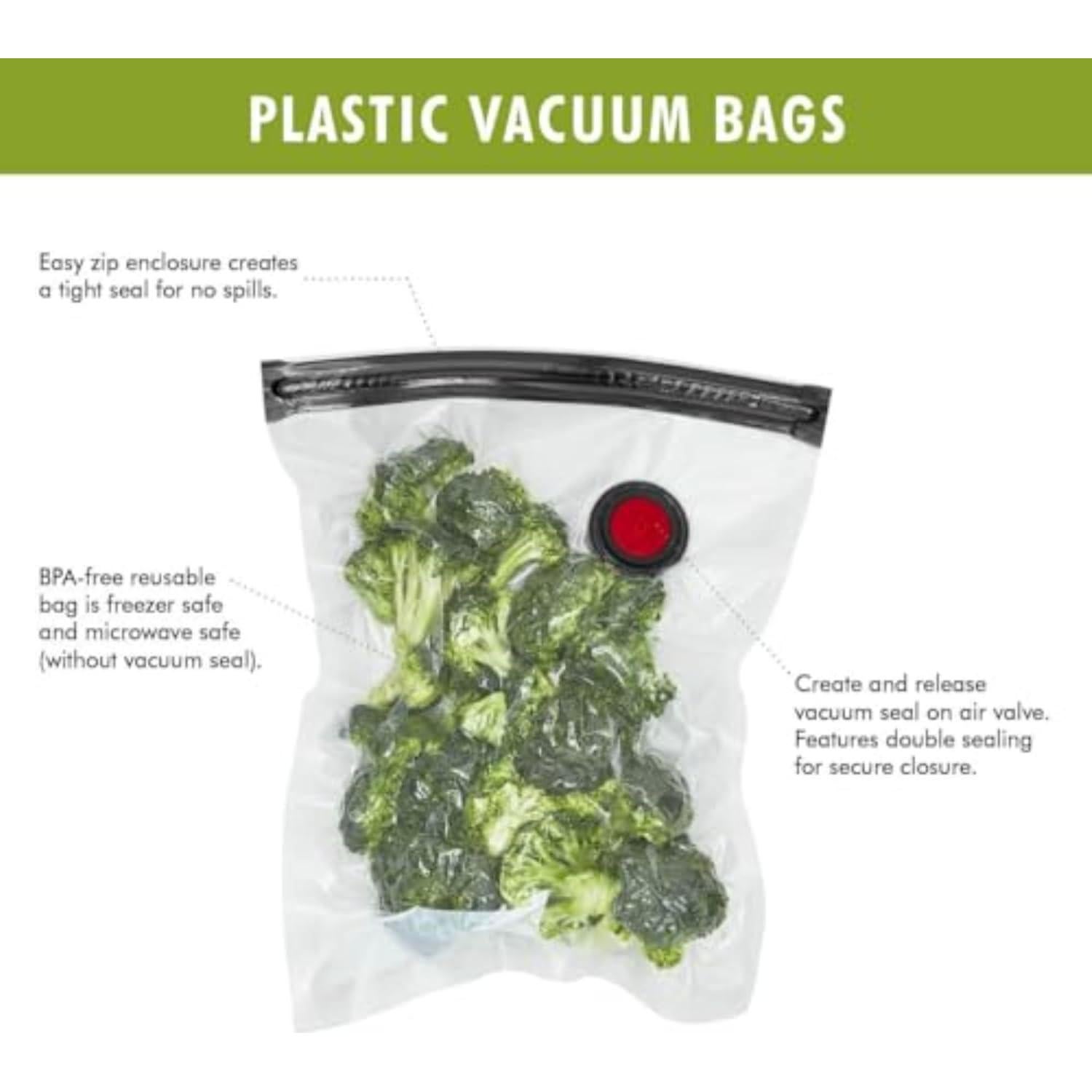 Set 10 Bolsas Sellado al Vacío ZWILLING Fresh & Save 1.89L